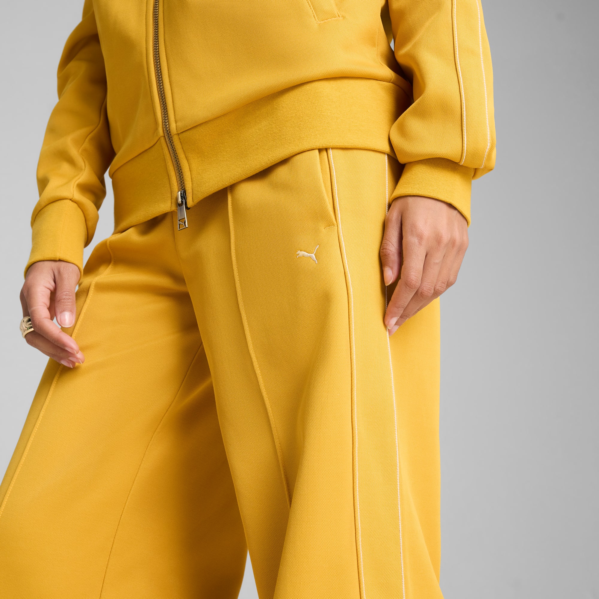 T7 Track Pants Women, Archive Gold, large