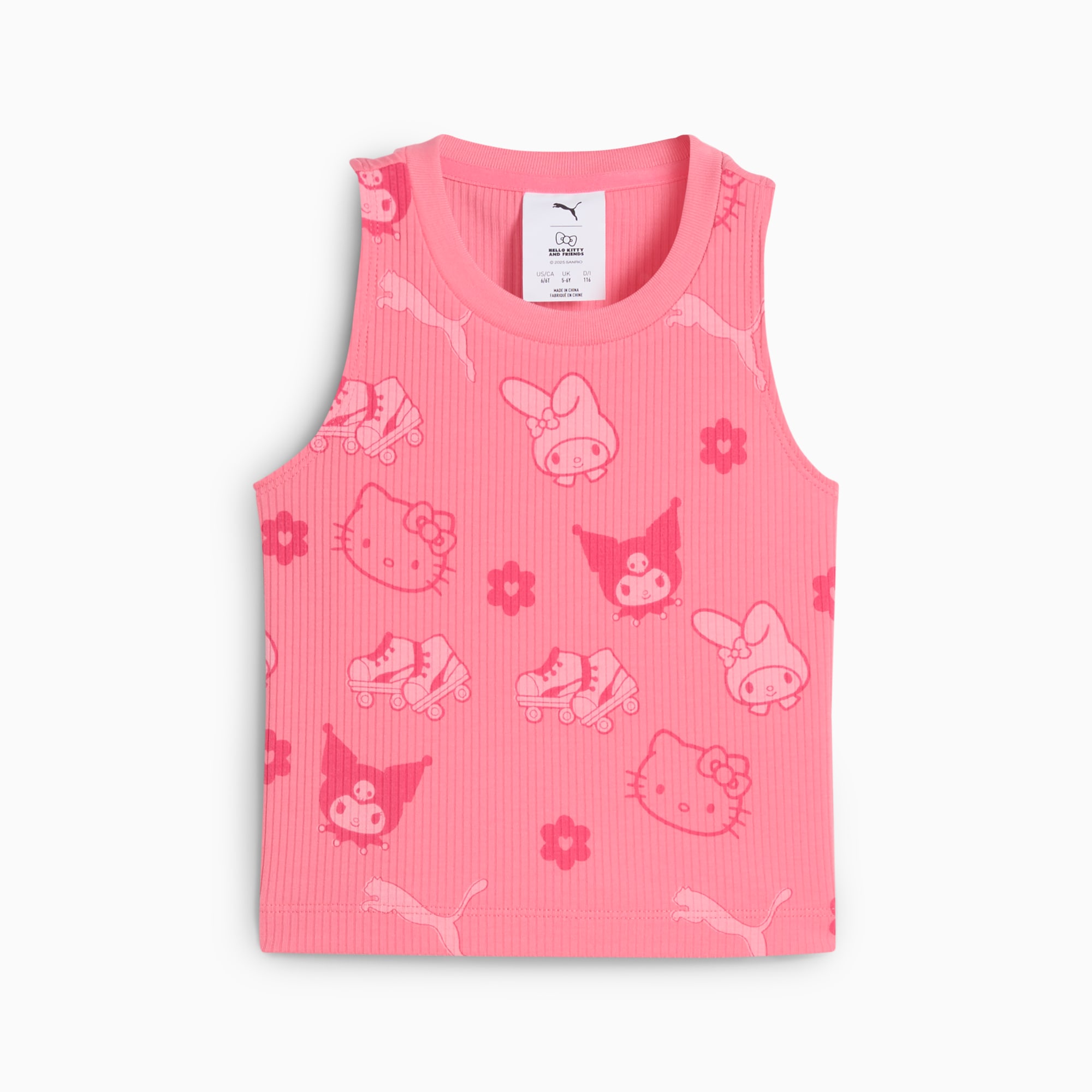●日本正規品● PUMA x HELLO KITTY® AND FRIENDS Little Kids' Ribbed Tank Top 果物