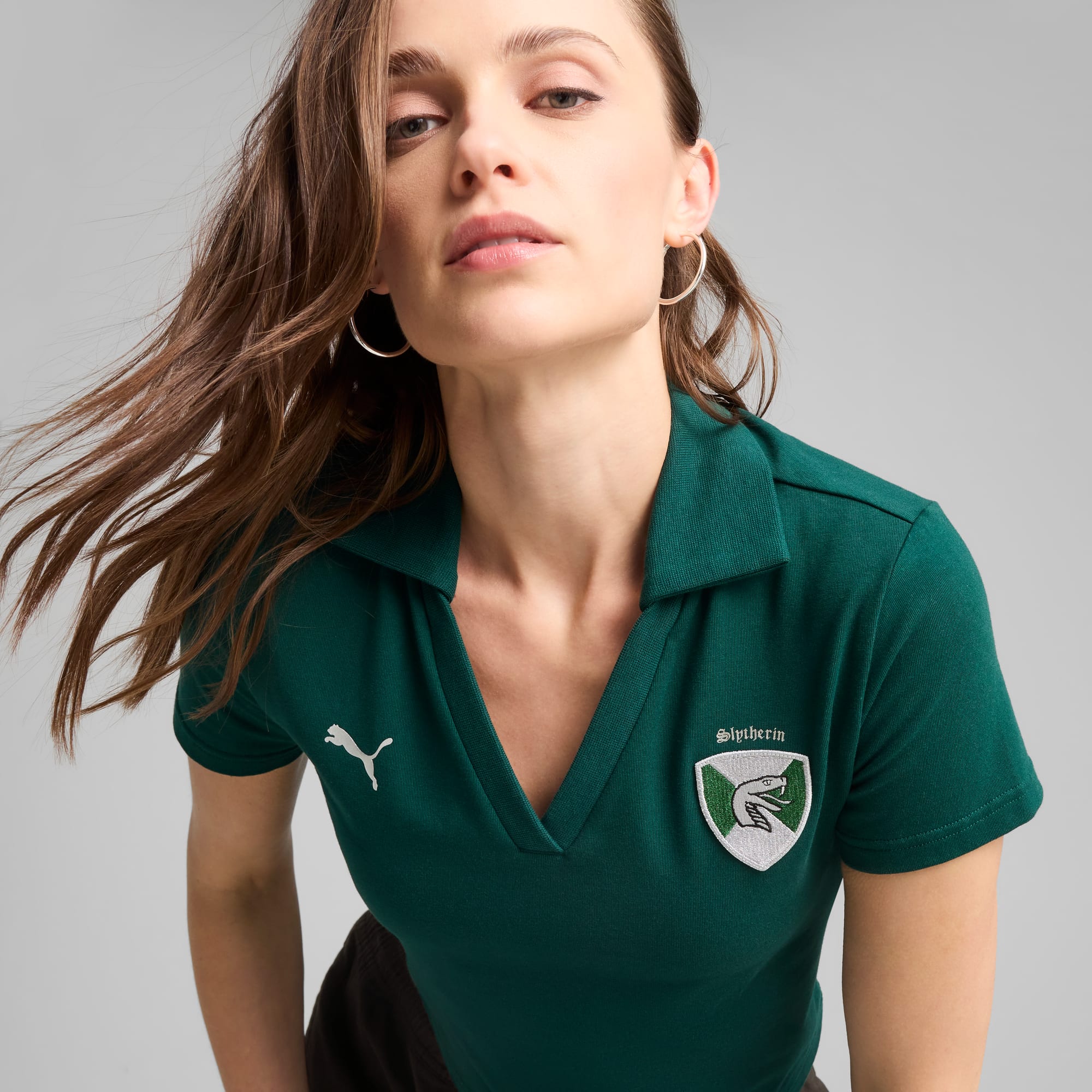 ◆PUMA◆ Puma X Harry Potter Polo Dark Myrtle 63009760 63009 PUMA x HARRY POTTER Women's Polo Shirt | PUMA