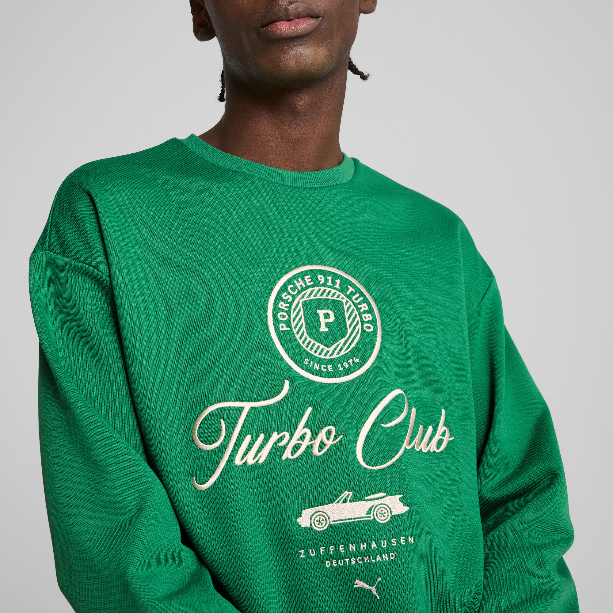 Porsche Legacy Lifestyle Crew Men, Archive Green, large