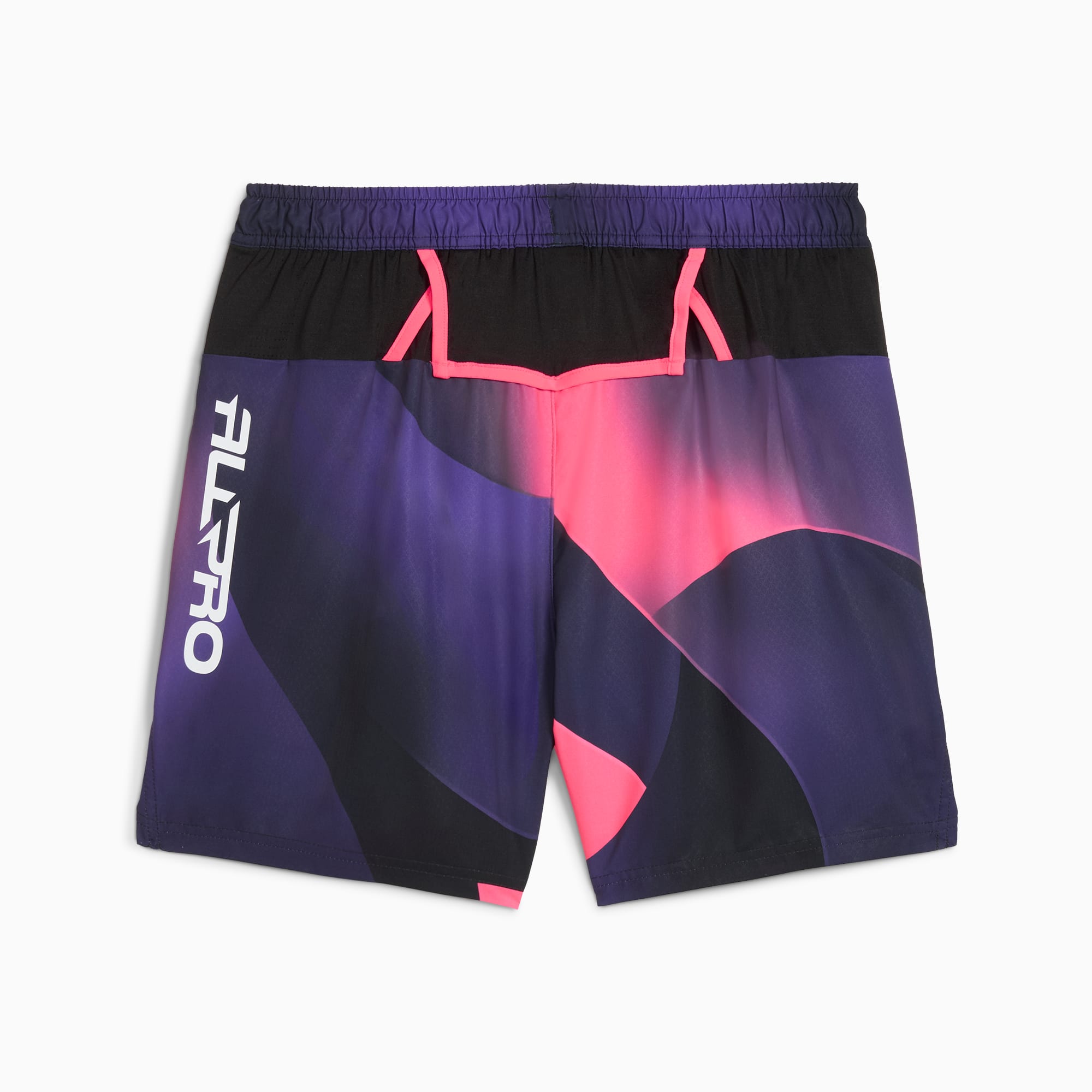 Shorts con stampa integrale All-Pro da uomo, PUMA Black-AOP, large