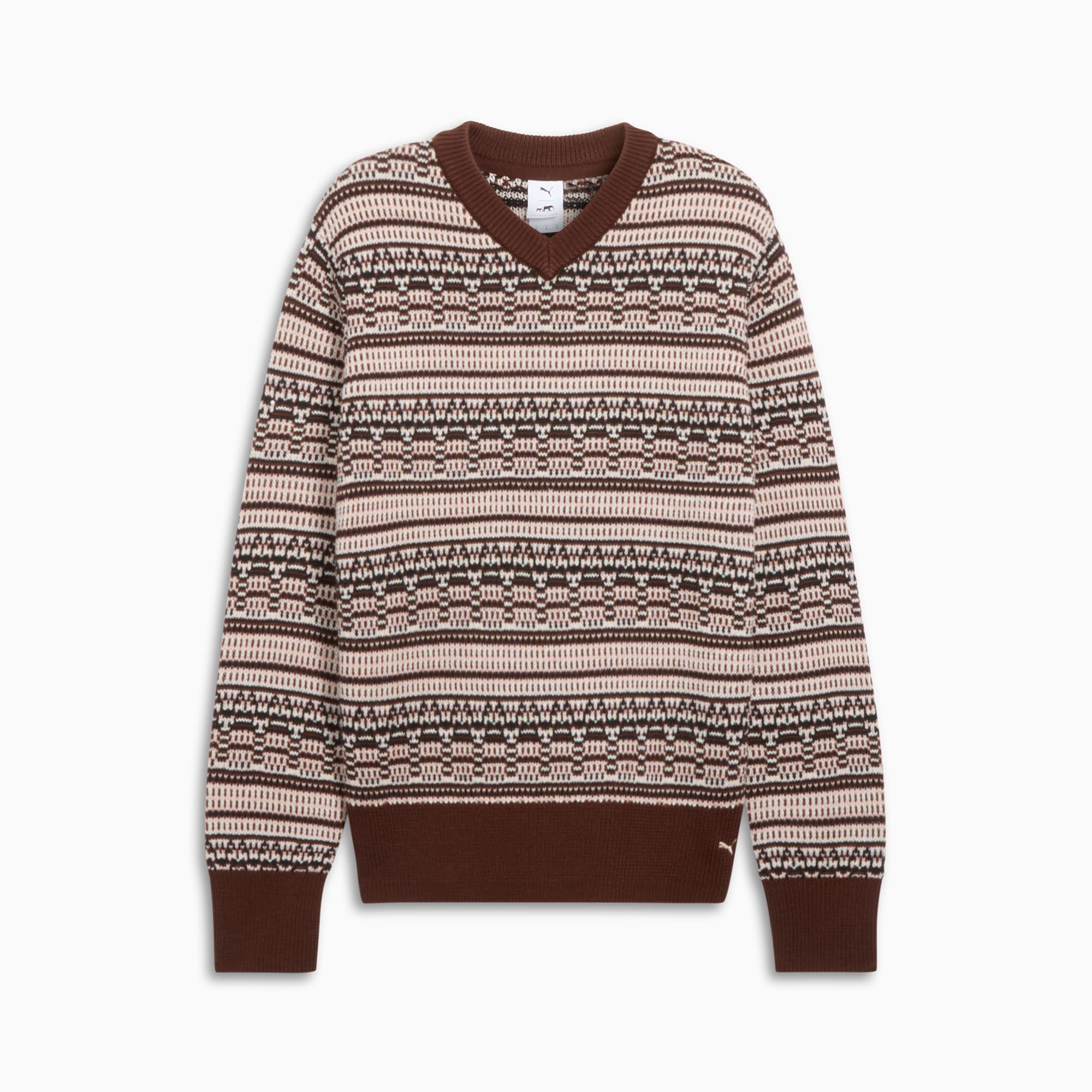 PUMA x THE BROOKLYN CIRCUS Men's Knitted V-Neck Sweater