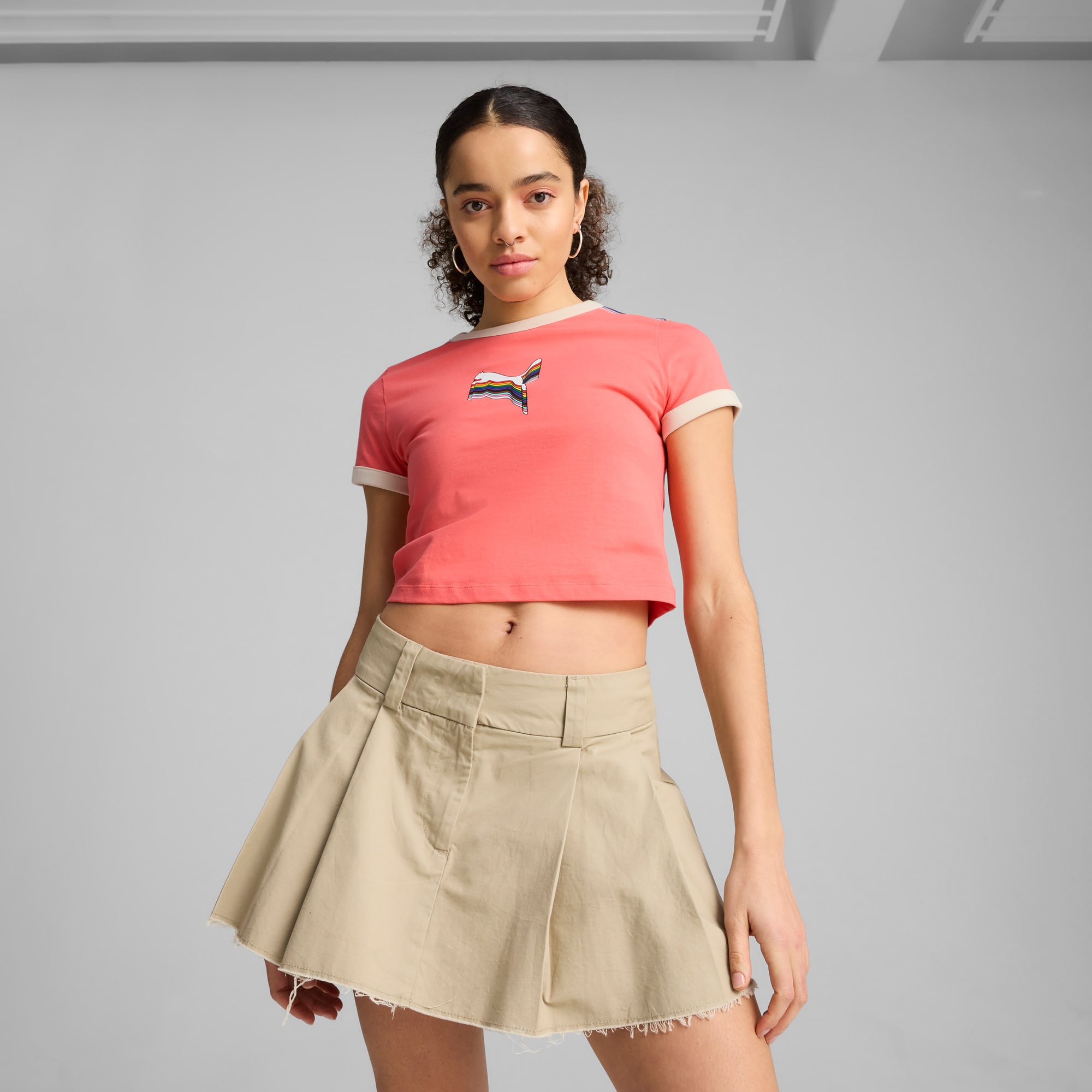 EQUAL LOVE CONFEDERATION Graphic Baby Tee Women | PUMA