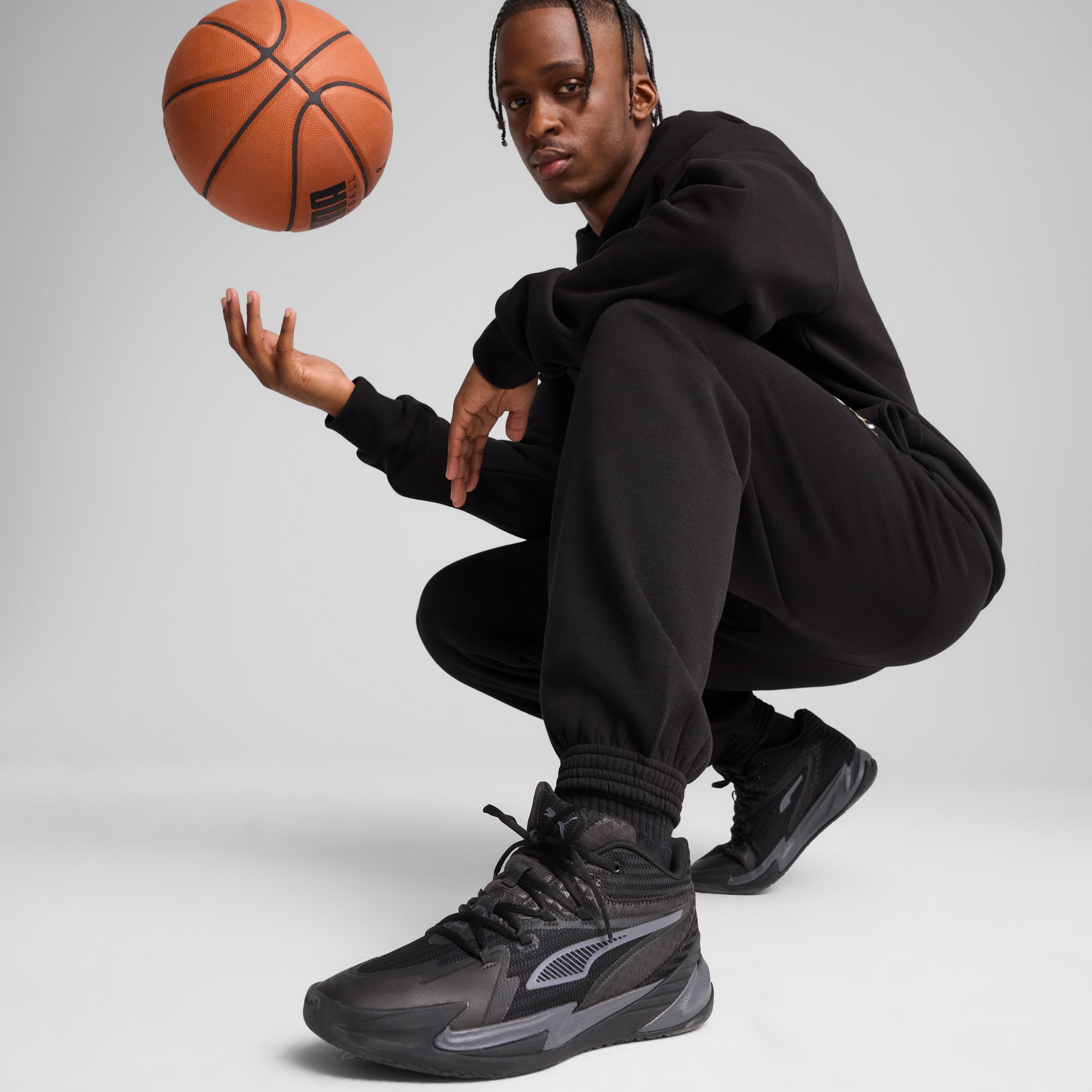 Męskie spodnie do koszykówki Melo Alwayz On 1, PUMA Black, large