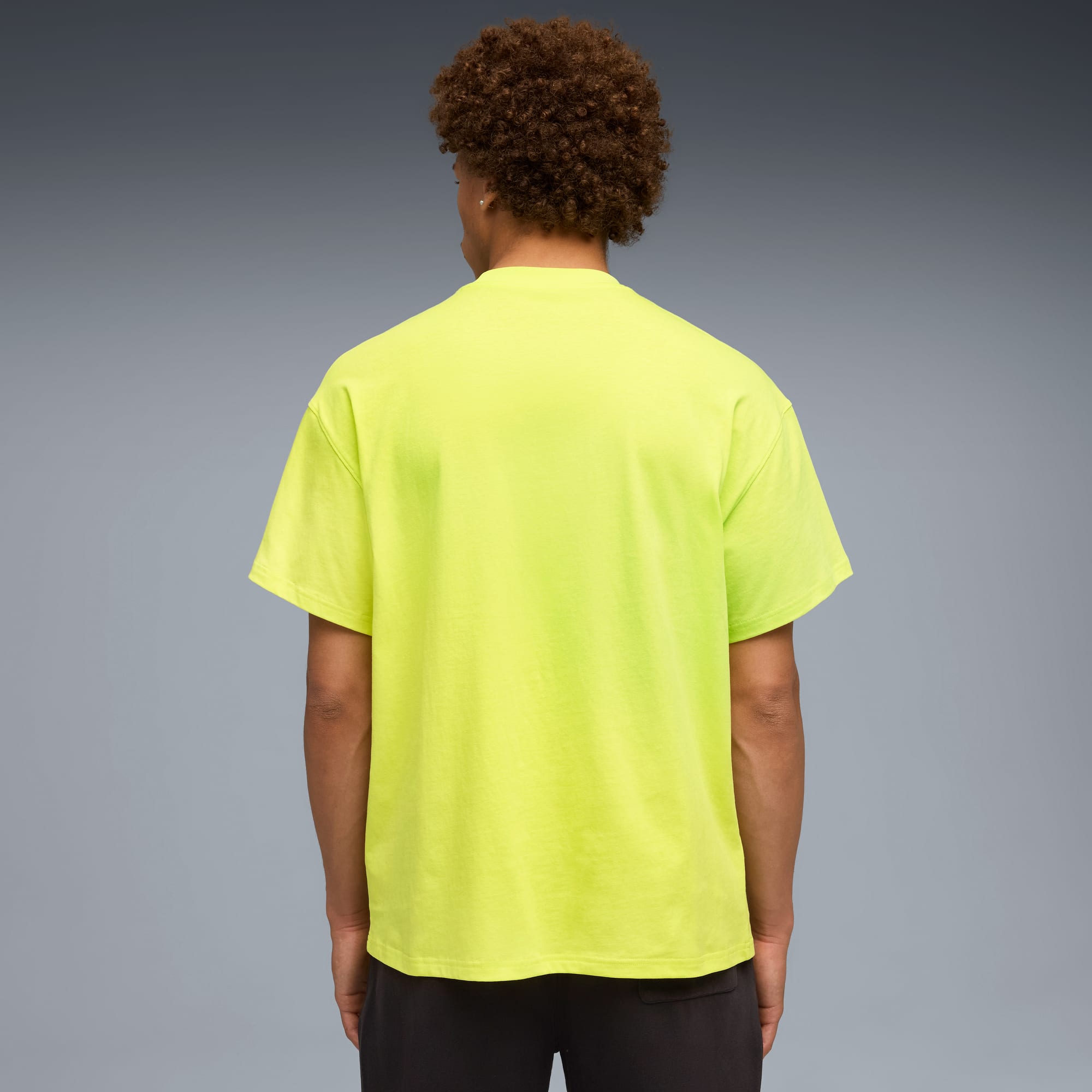 Melo Alwayz On 1 Basketball Tee Men, Lemon Sherbert, large