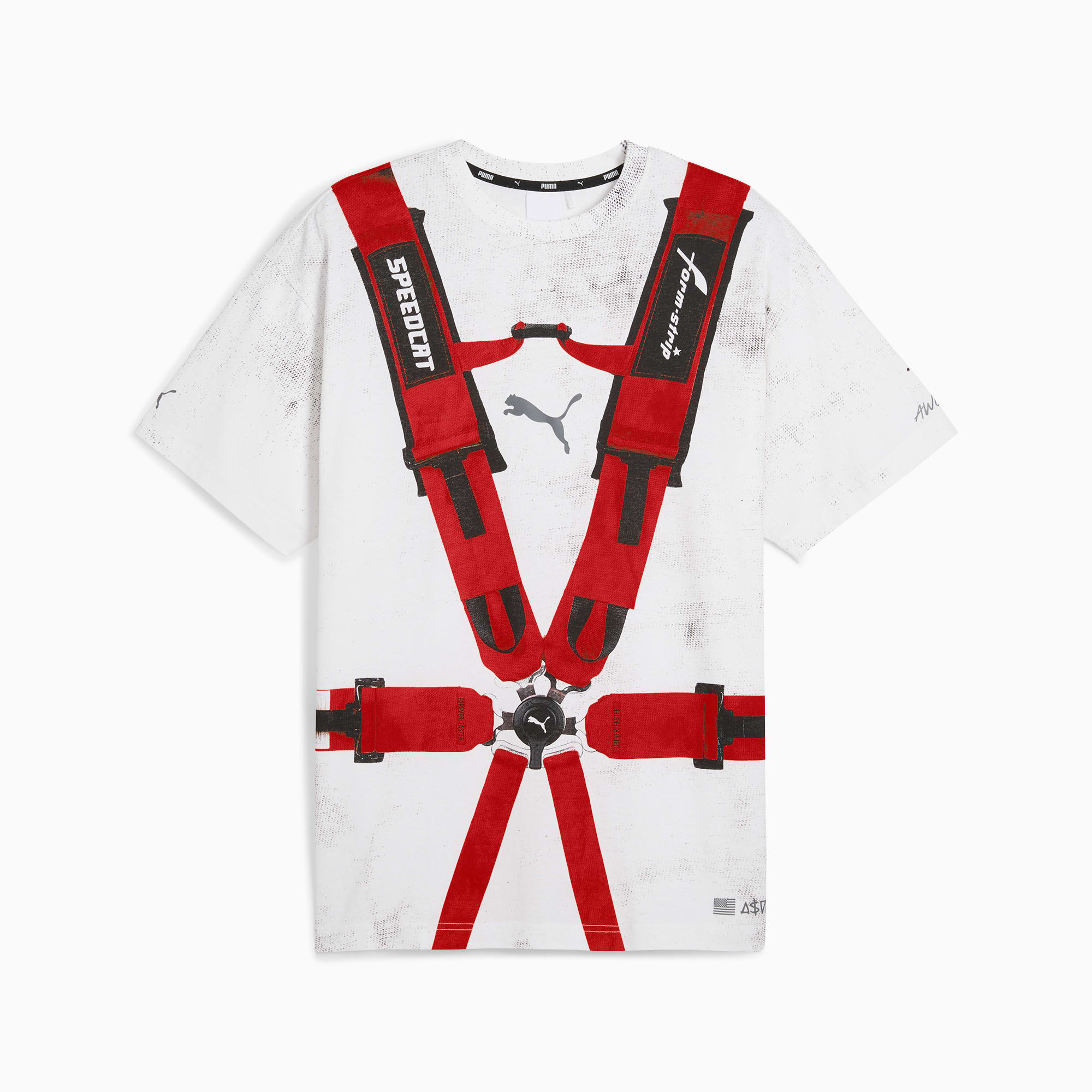 Puma white belt top
