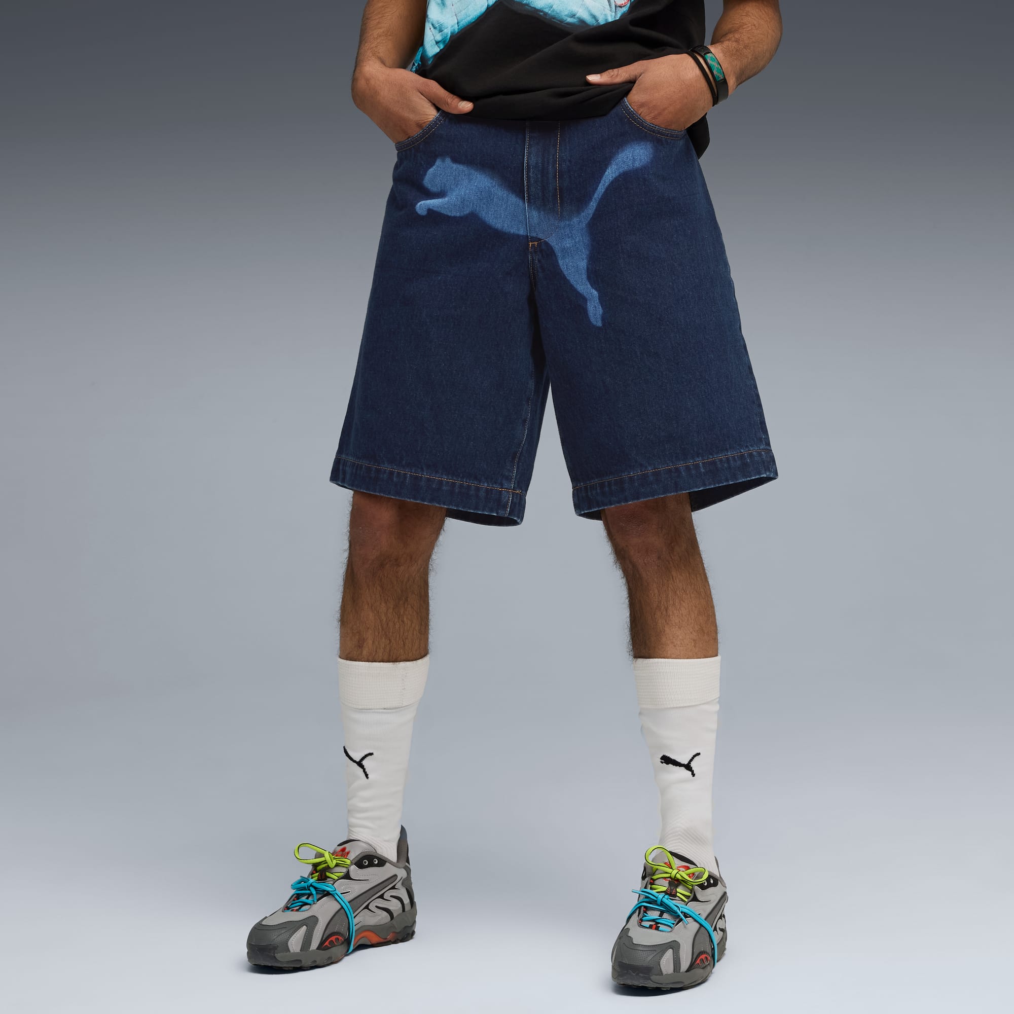 Short puma homme coton on sale