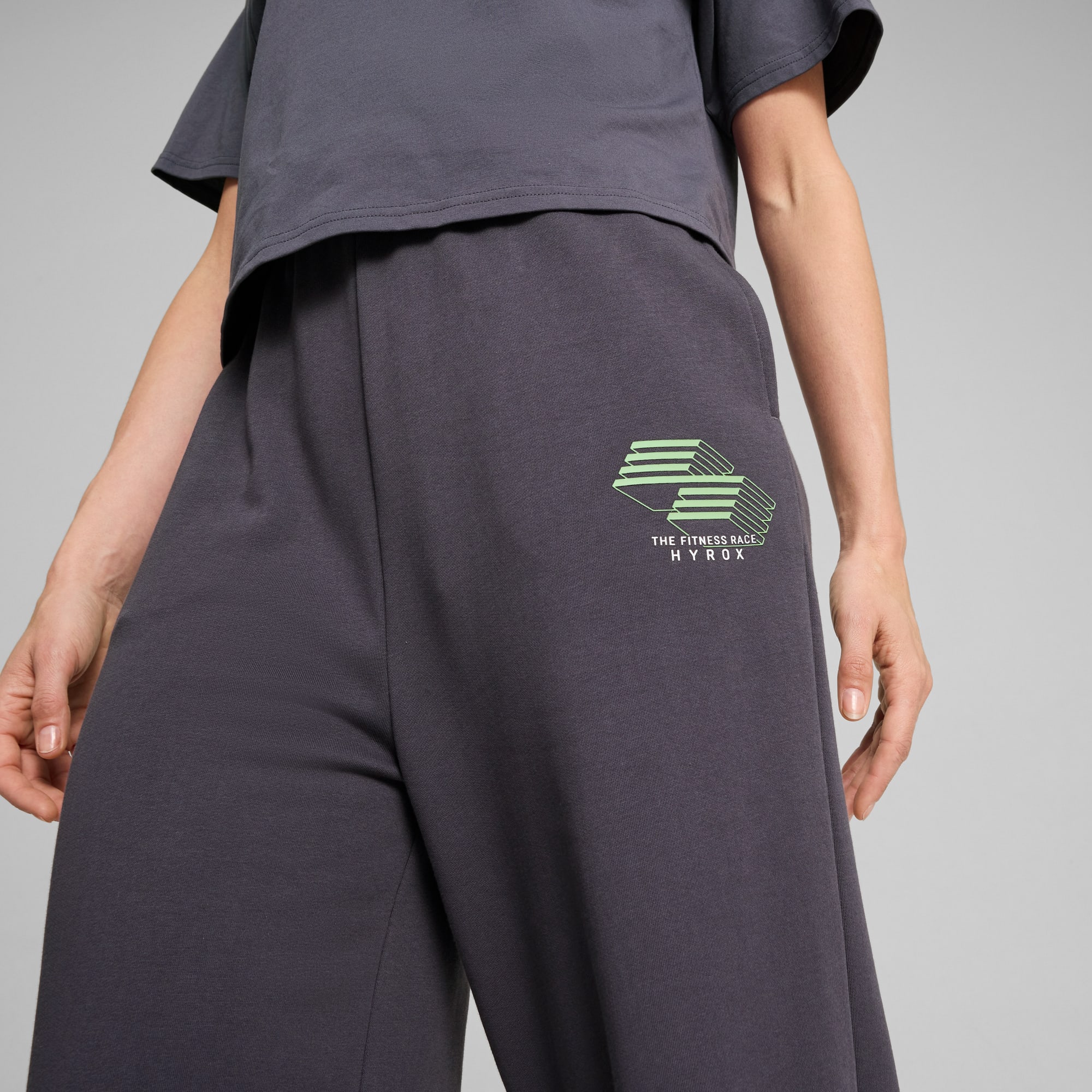 PUMA x HYROX Sweatpants Women, Galactic Gray, large