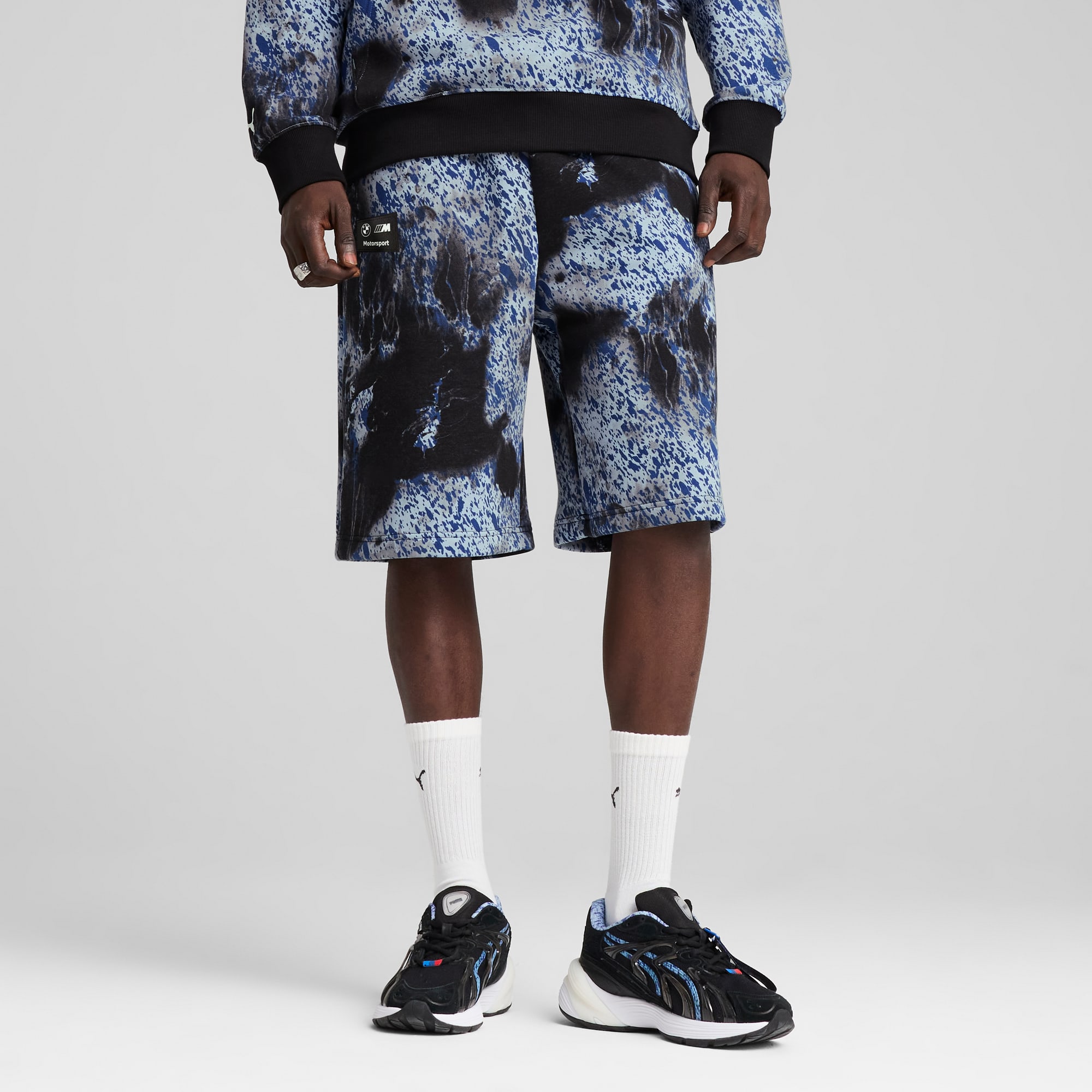 Shorts con stampa integrale BMW M Motorsport Colour Splash da uomo