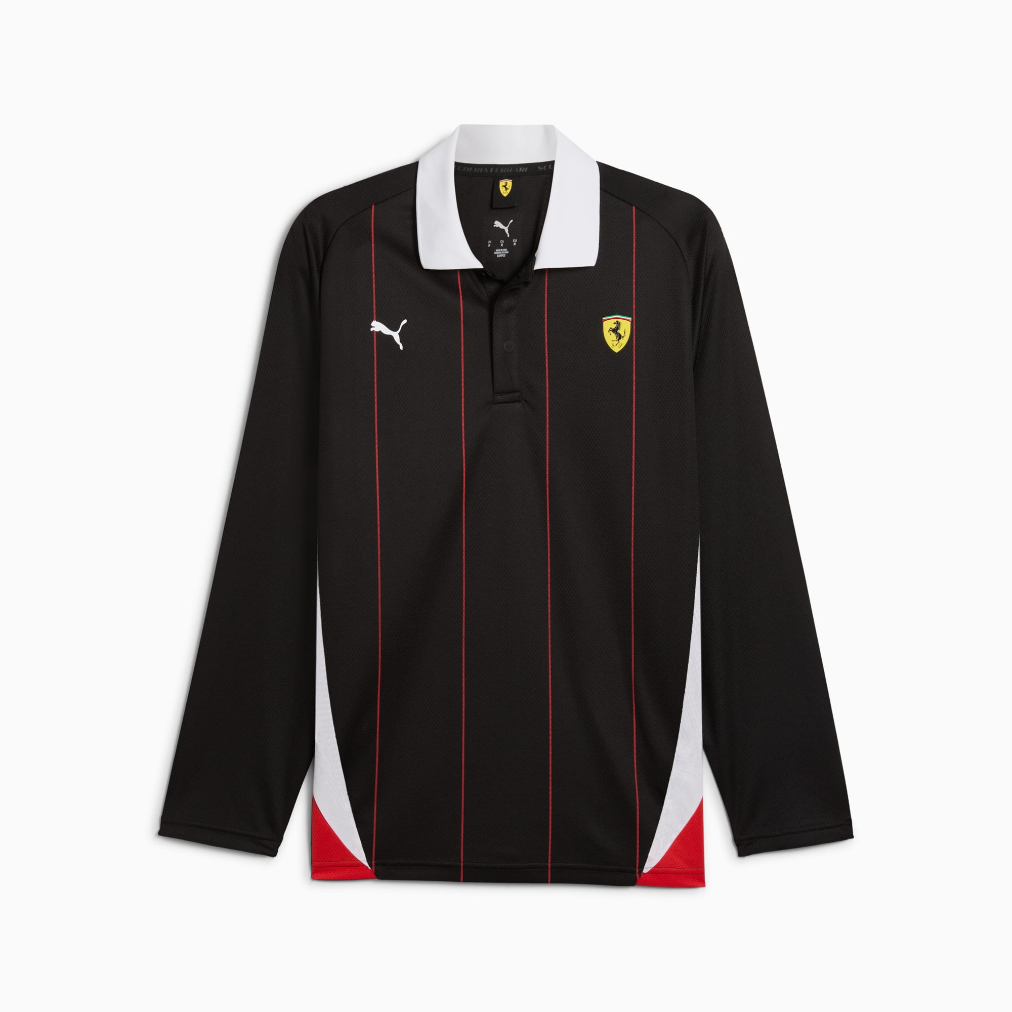 Scuderia Ferrari Race Men's Long Sleeve Polo | PUMA