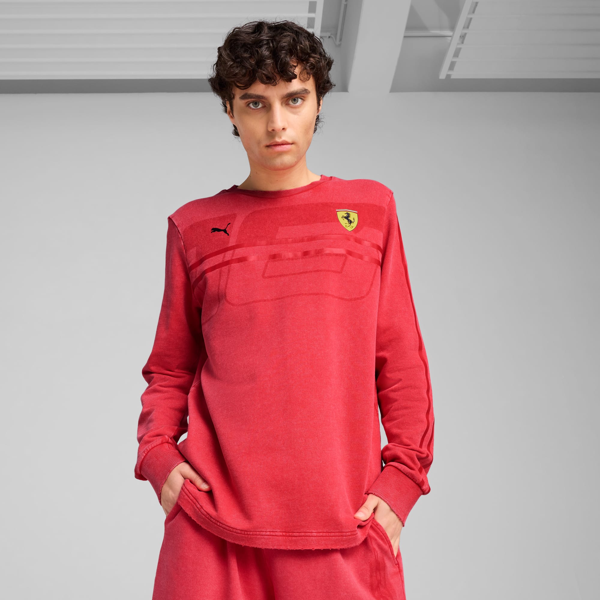 Sweat ras du cou Desert Sun Scuderia Ferrari Homme