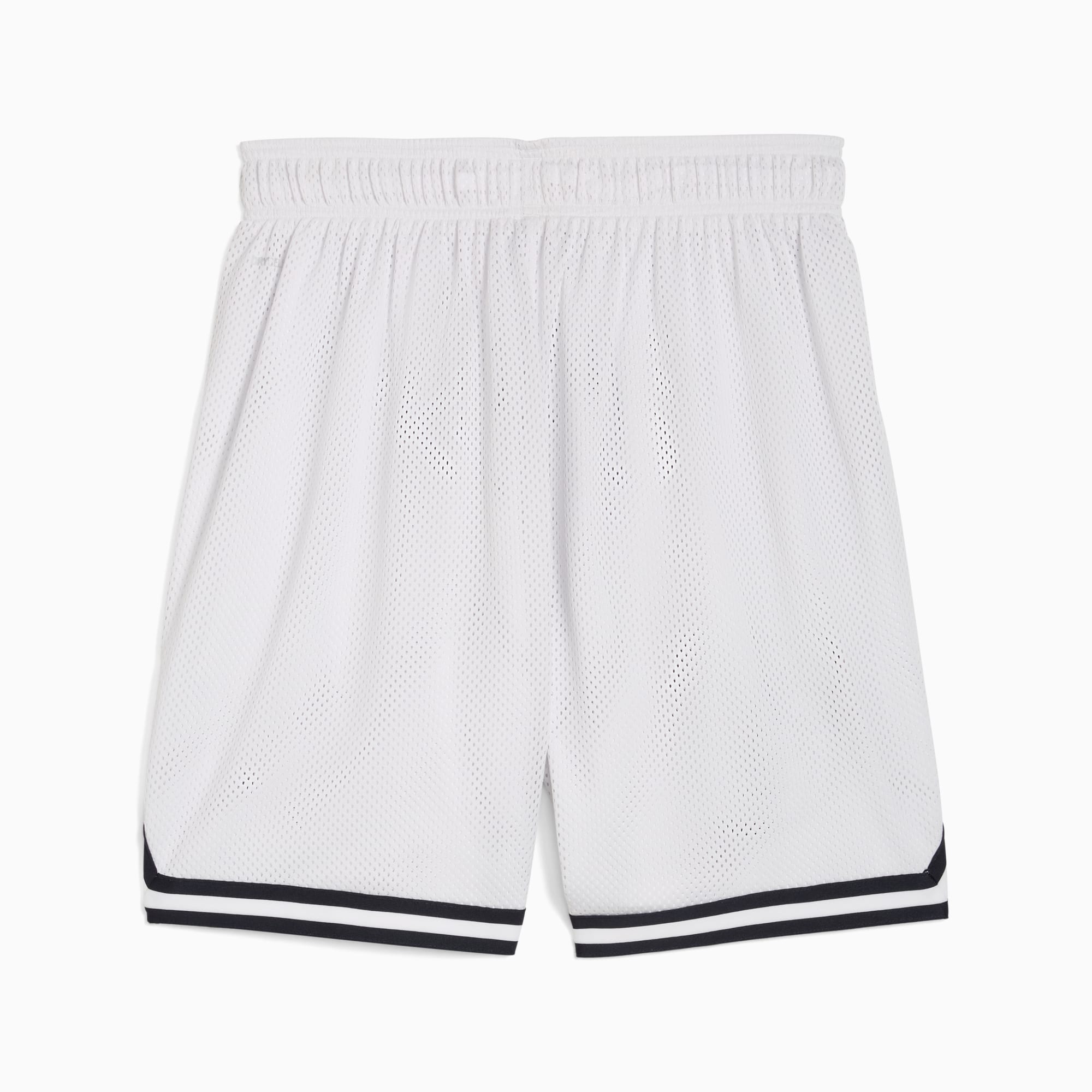 PUMA HOOPS x CF MONTERREY Basketball Shorts Men, Feather Gray-PUMA White-AOP, large
