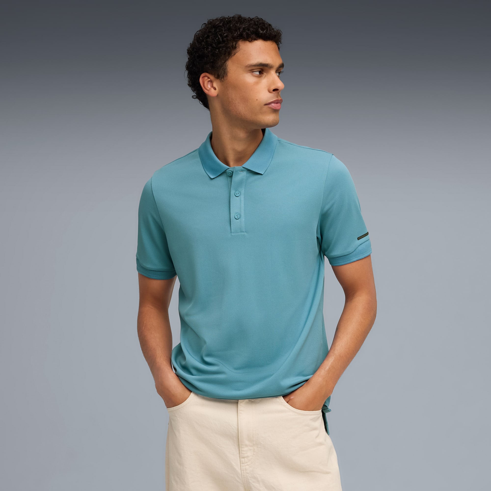 Porsche Design Polo Men, Cloudy Skies Blue, large