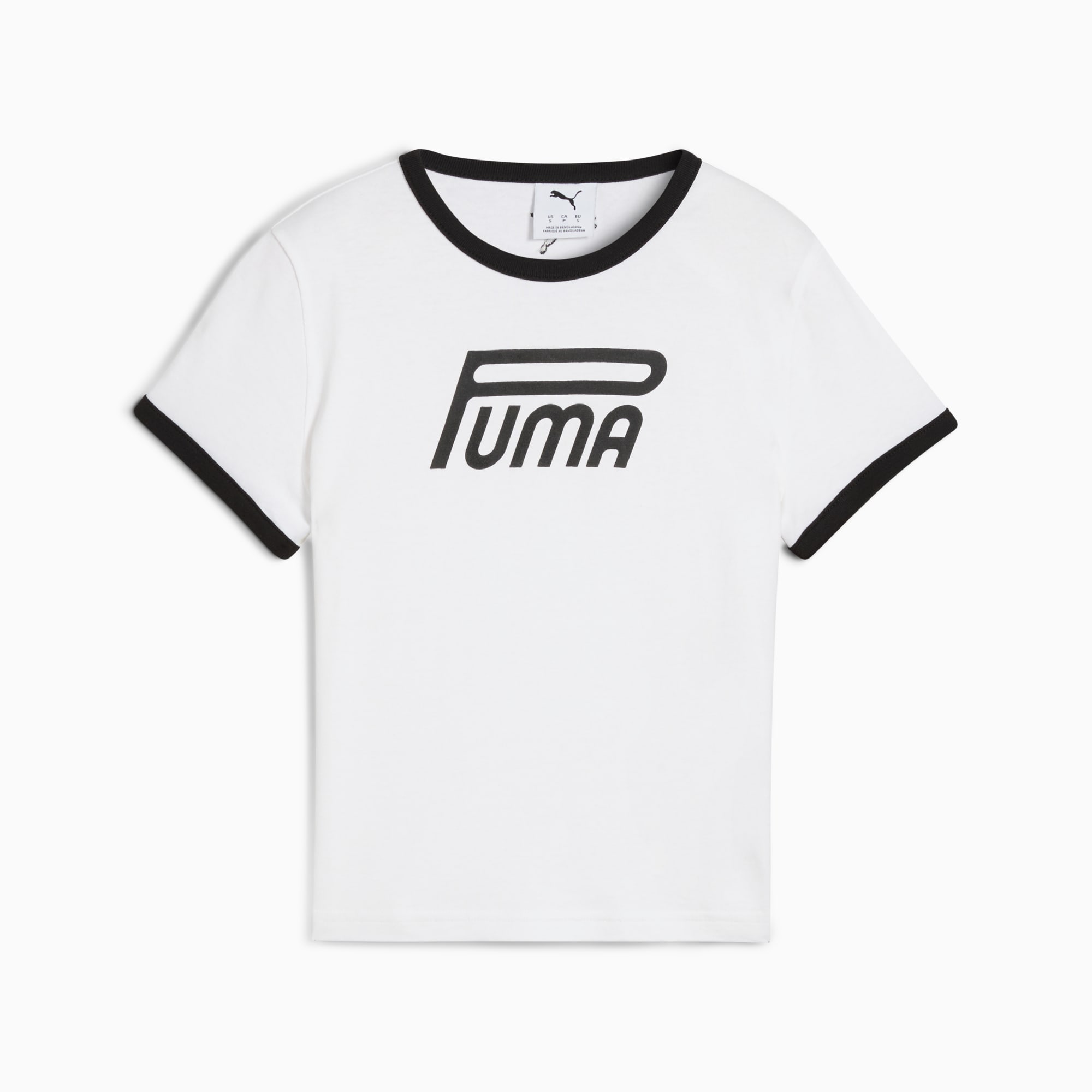 トップス future archive PEACE PRINT TEE FUTURE.PUMA.ARCHIVE Women's Graphic Baby Tee | PUMA