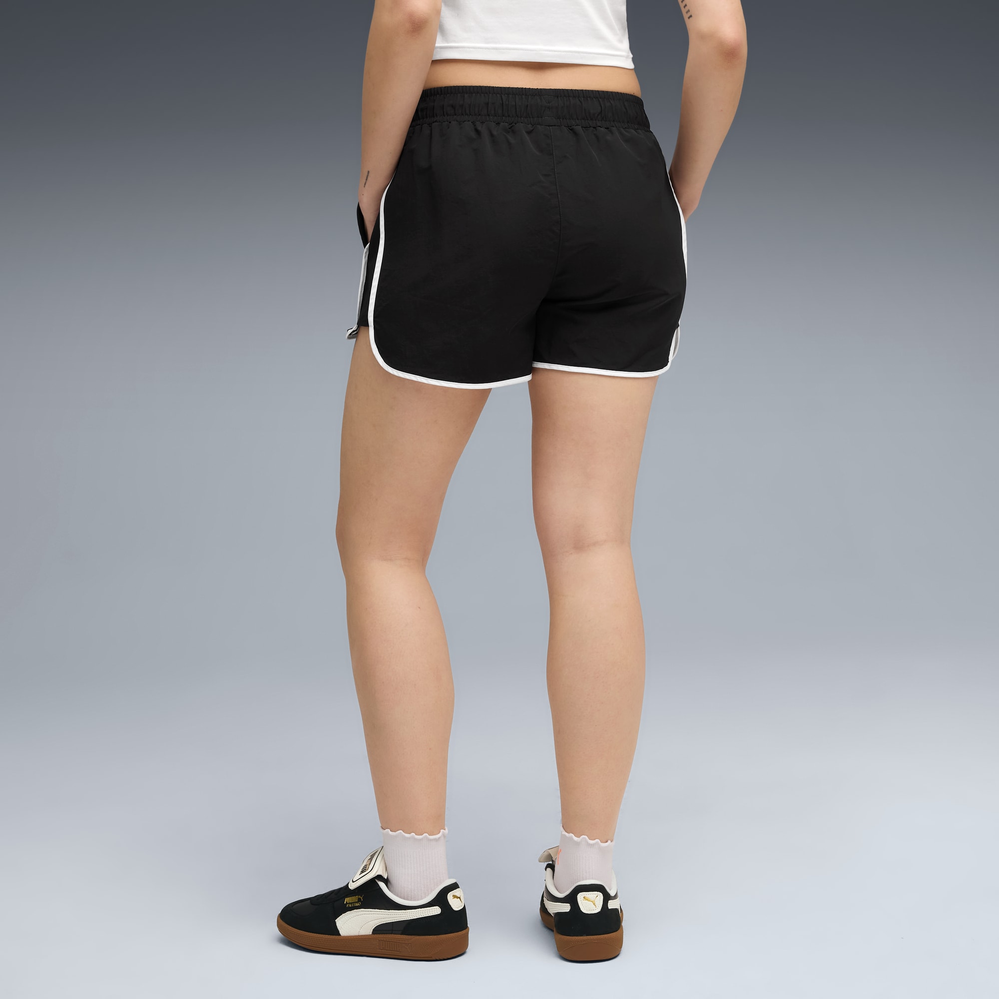 Wardrobe Essentials Woven 3" Shorts Women, PUMA Black, large