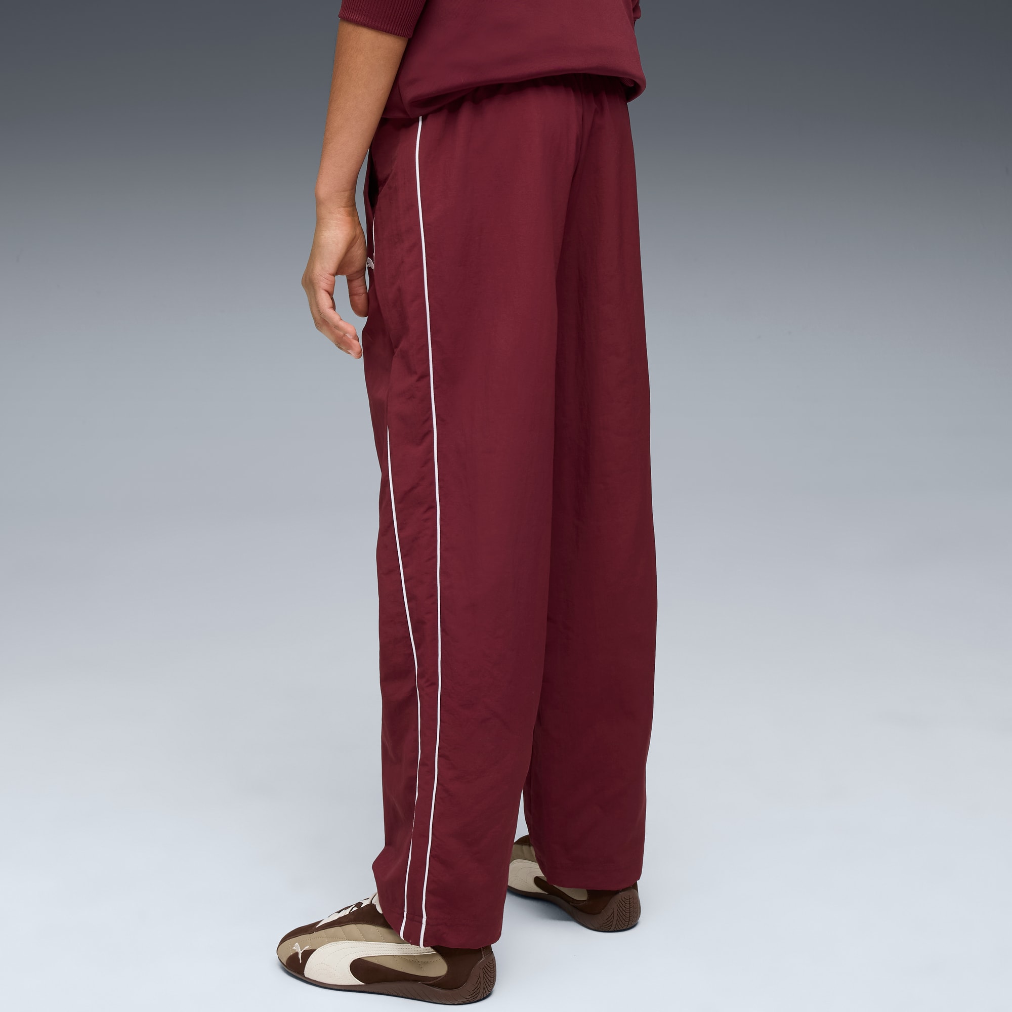 Pantalones Super PUMA T7 juveniles, Ruby Shimmer, large