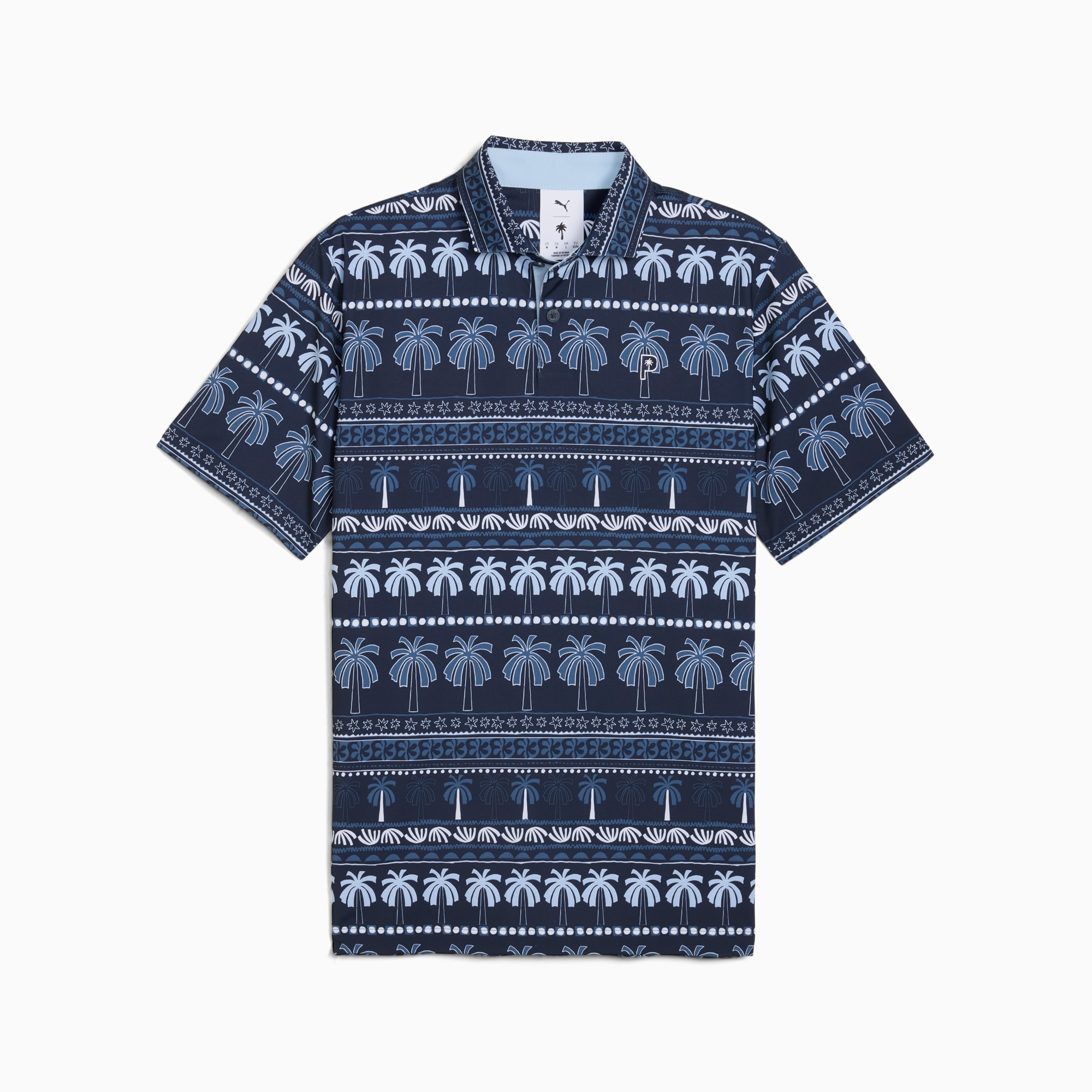 PUMA x PALM TREE CREW Hero Golf Polo Men, Deep Navy, large
