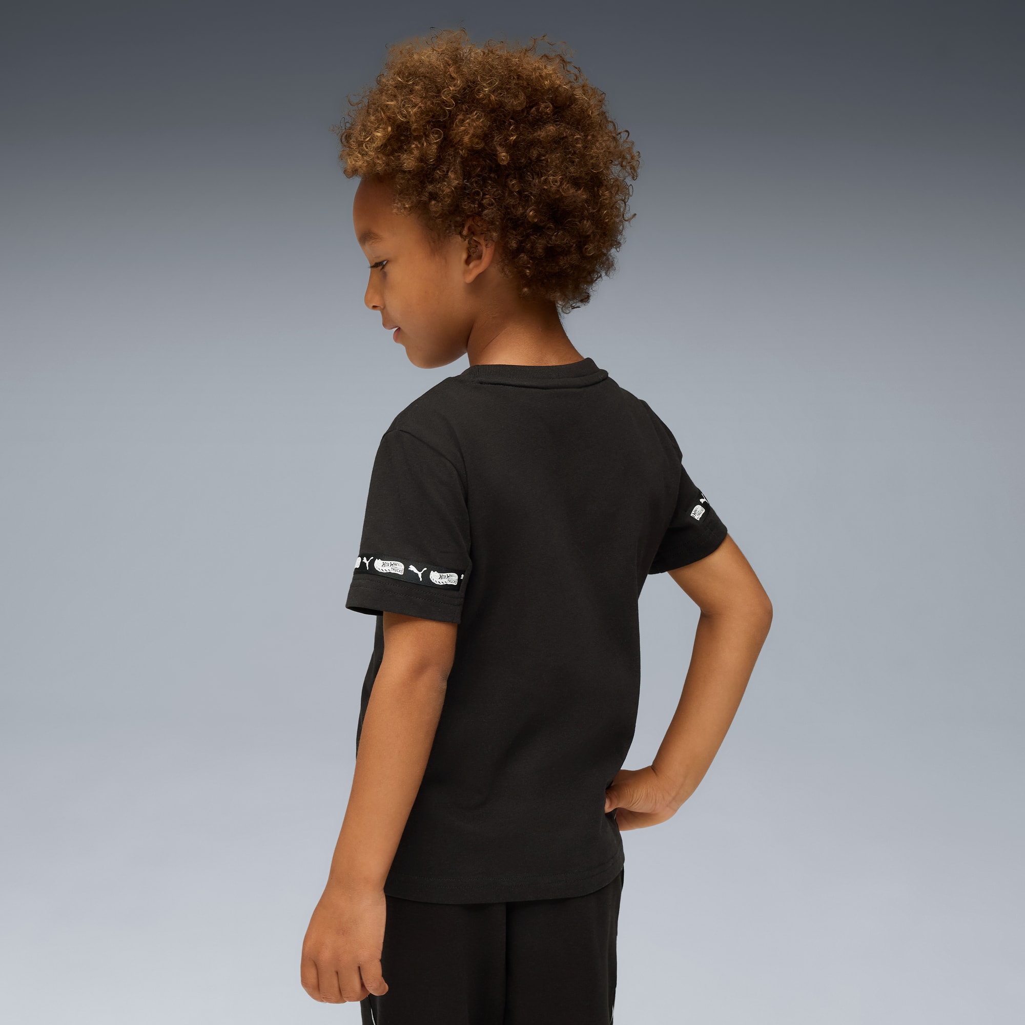 PUMA x HOT WHEELS™ MONSTER TRUCKS T-Shirt Kinder, PUMA Black, large