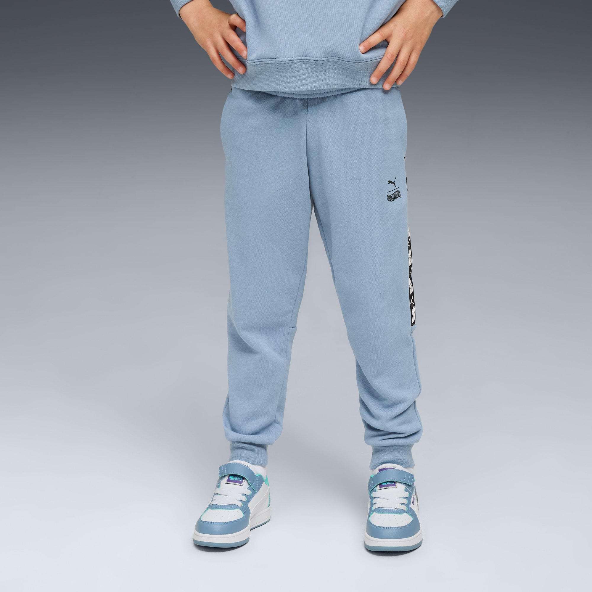 Pantalon de survêtement PUMA x HOT WHEELS™ MONSTER TRUCKS Enfant, Cool Blue, large