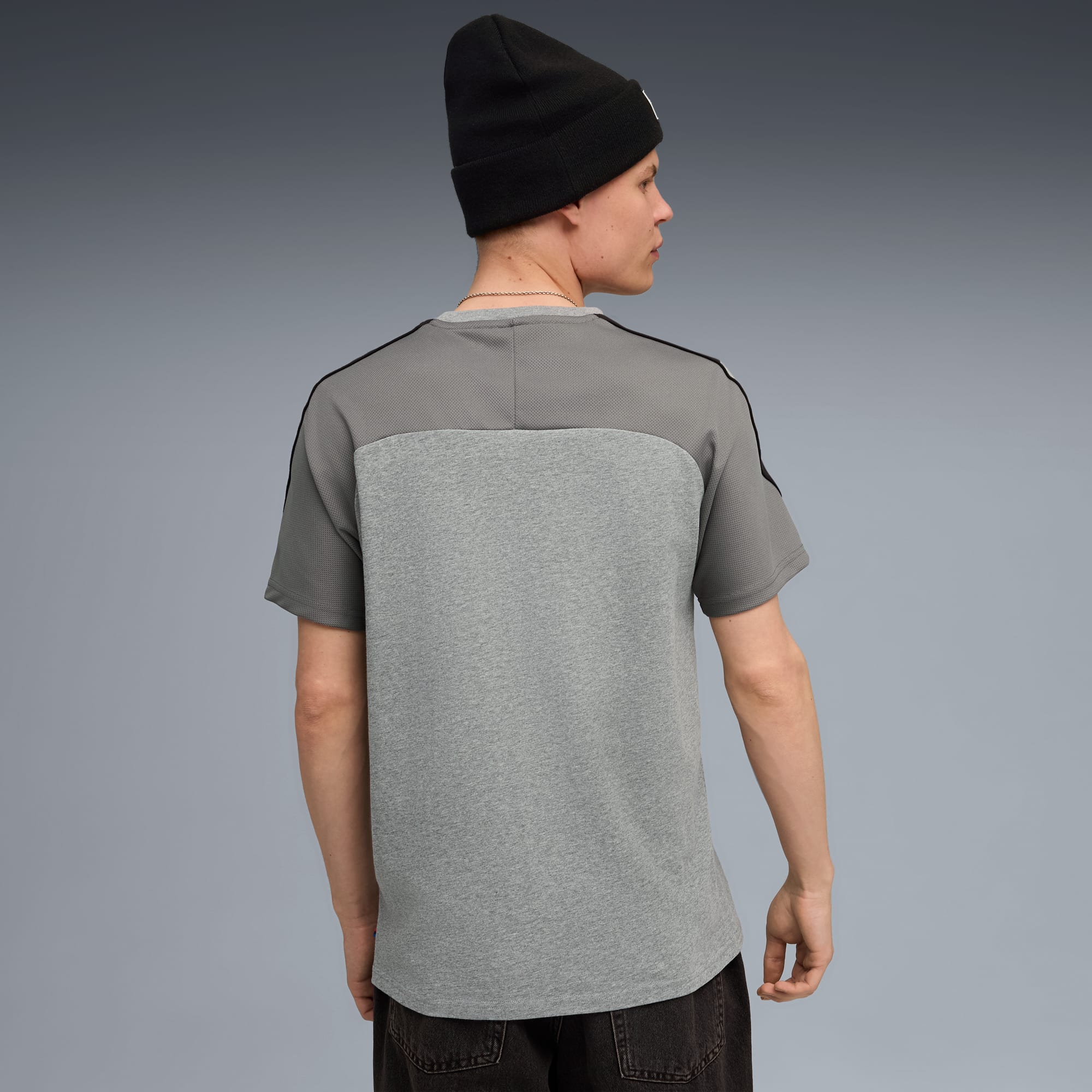 BMW MMS MT7+ T-shirt voor heren, Medium Gray Heather, large
