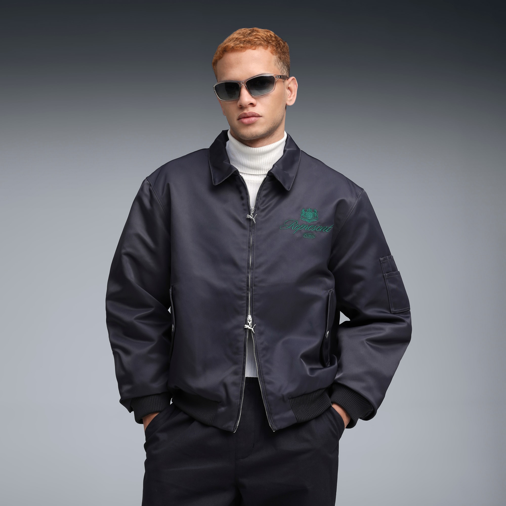 PUMA x REPRESENT Men's Padded Bomber Jacket | PUMA