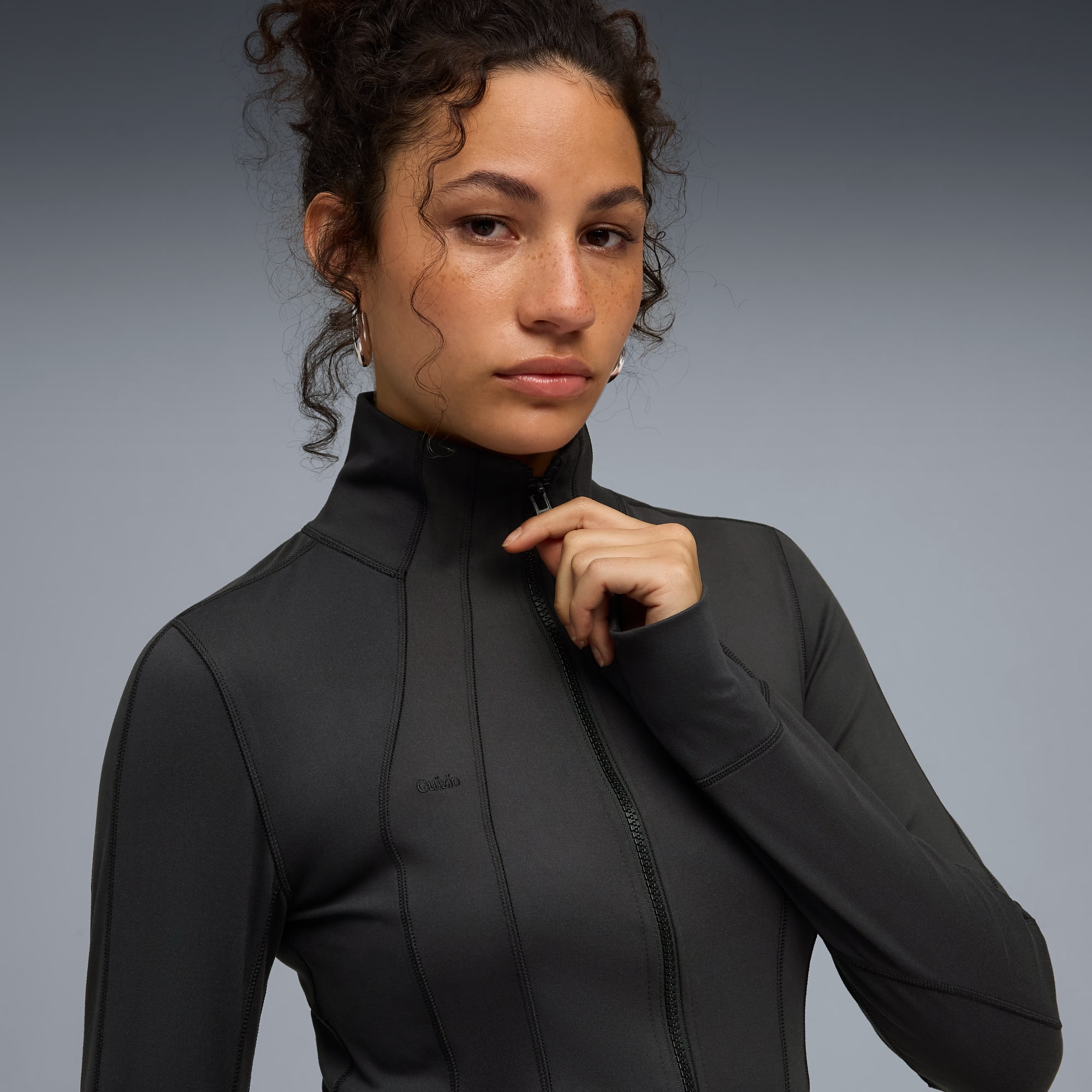 PUMA x GUIZIO Active Top Damen, PUMA Black, large
