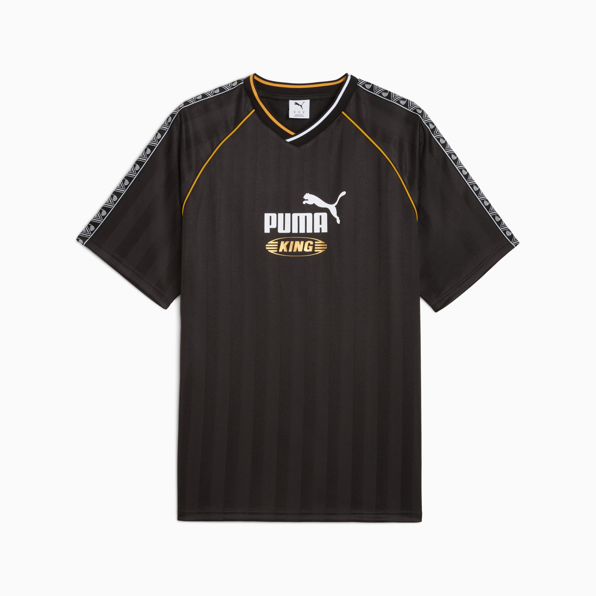 PUMA KING長袖シャツ ホワイト/ブラック KING Relaxed Football Jersey Unisex | PUMA