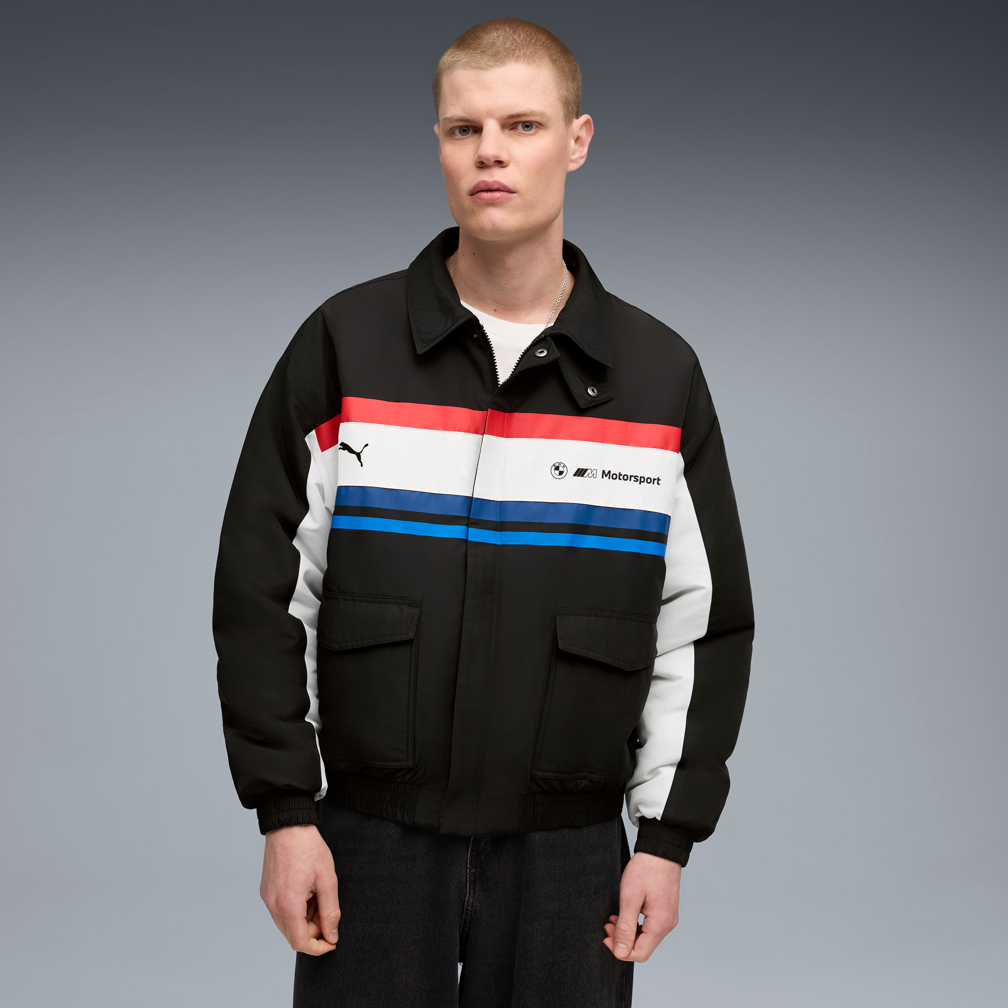 BMW Mmotor sport×PUMA　ジップアップジャンパー　ブラック　L BMW M Motorsport Lifestyle Jacket Men | PUMA