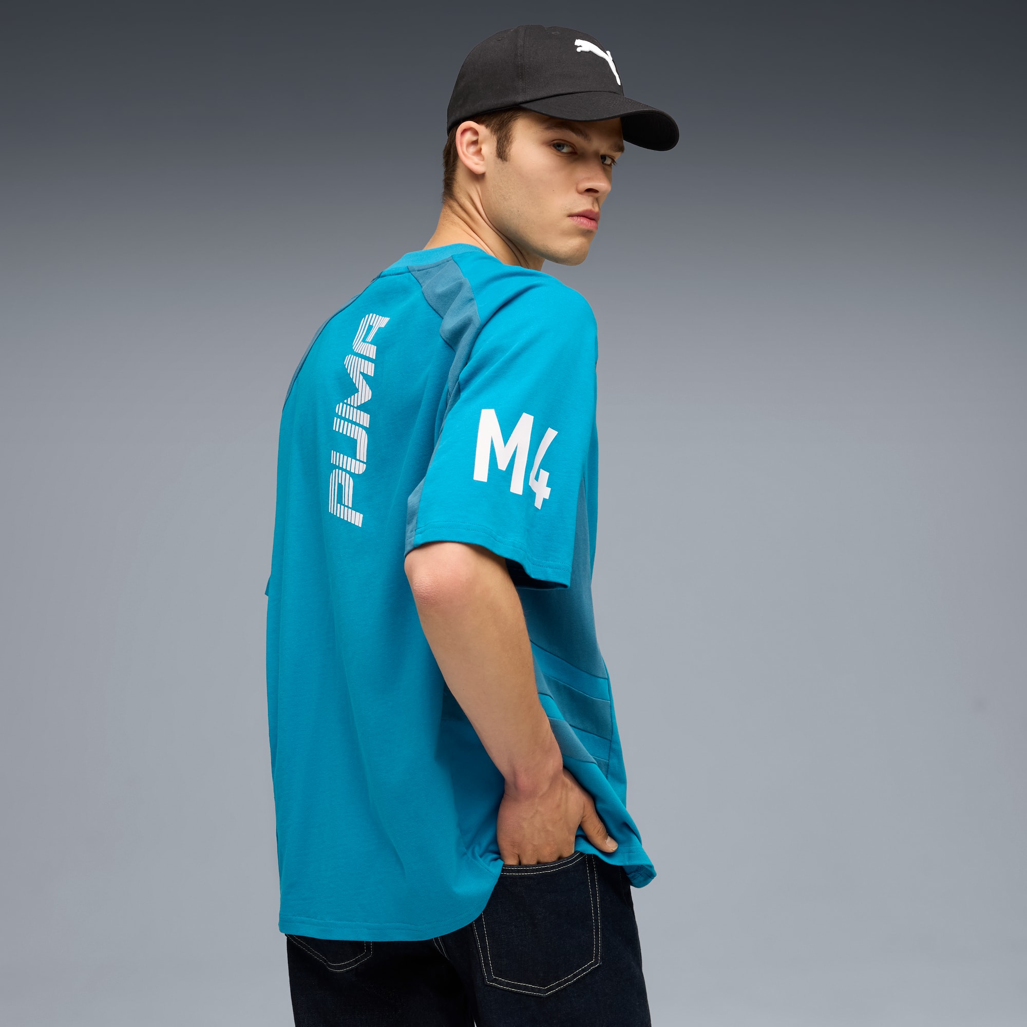 yvngboi p 着用 PUMA BMW セットアップ UK US DRIP BMW M Motorsport Men's Long Sleeve Tee | PUMA