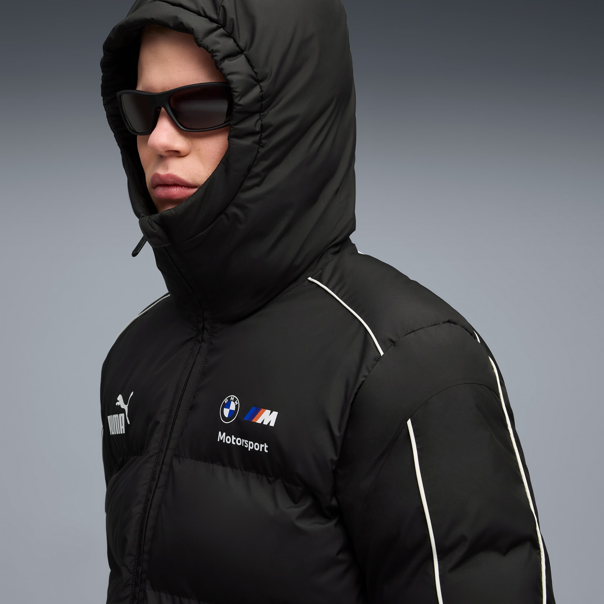 BMW M Motorsport MT7+ gewatteerd jack voor heren, PUMA Black, large