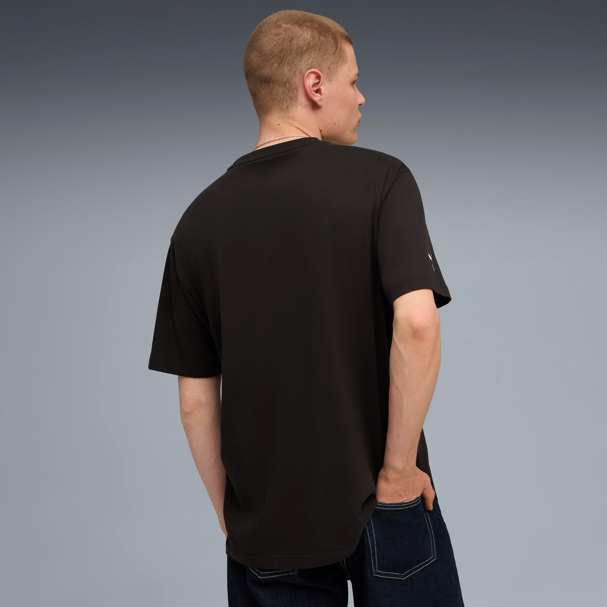 BMW M Motorsport Block Tee Men, PUMA Black, large