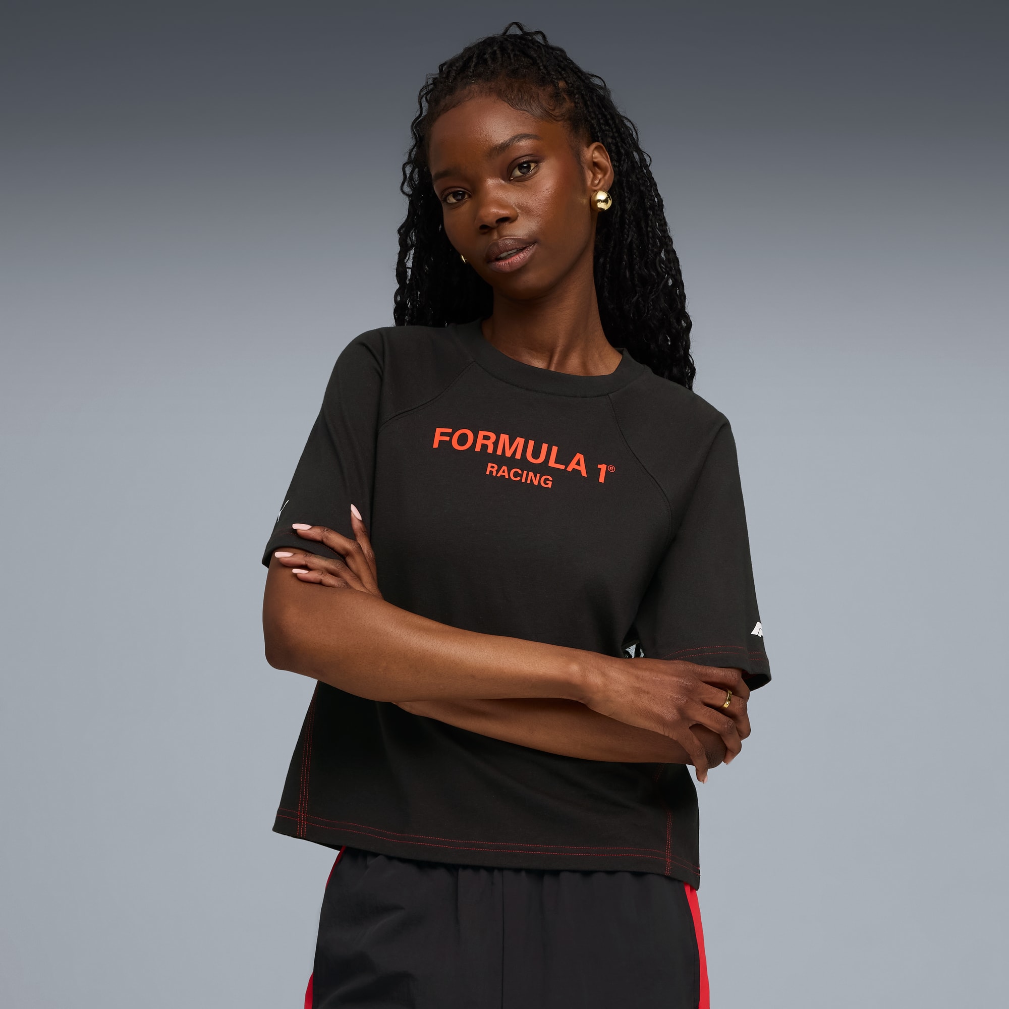 F1® T-Shirt Damen, PUMA Black, large