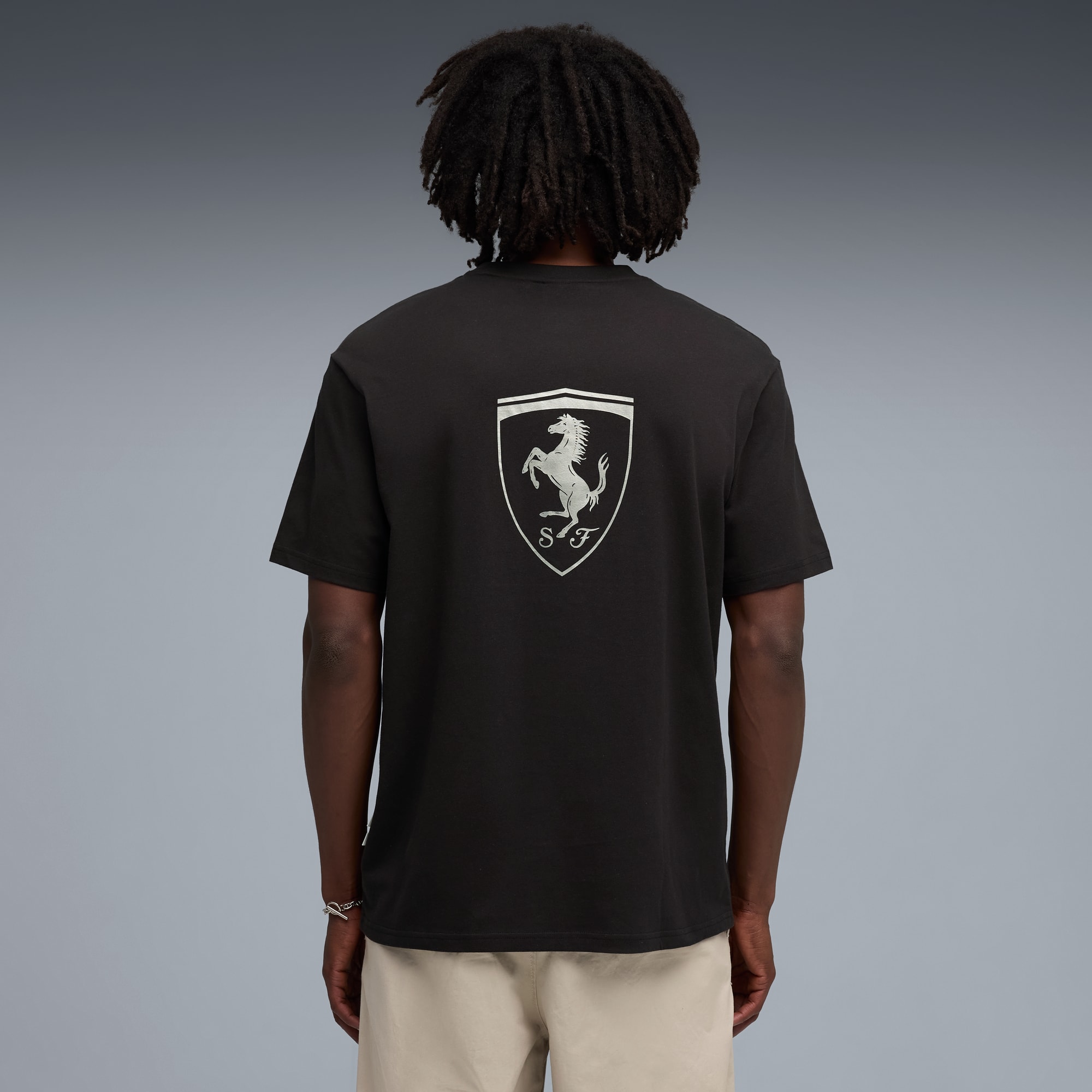 Męska koszulka Scuderia Ferrari Lifestyle, PUMA Black, large