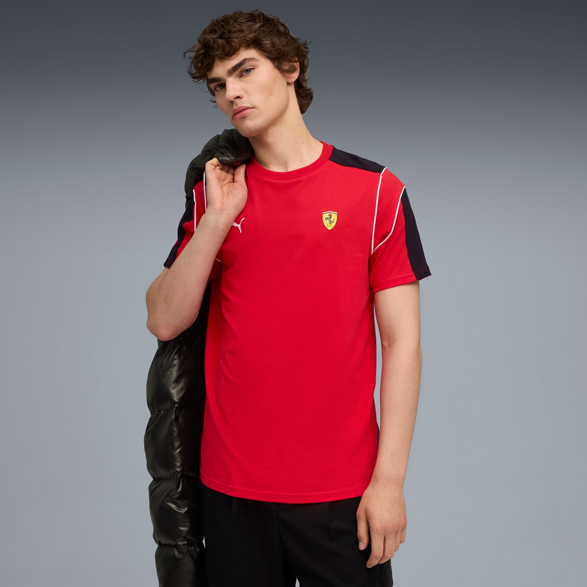 Scuderia Ferrari MT7 Tee Men, Rosso Corsa, large