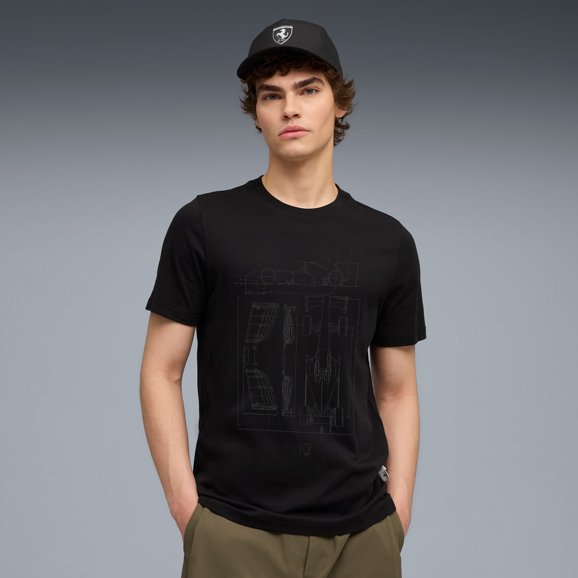 T-shirt con grafica Scuderia Ferrari Sportswear da uomo | | PUMA