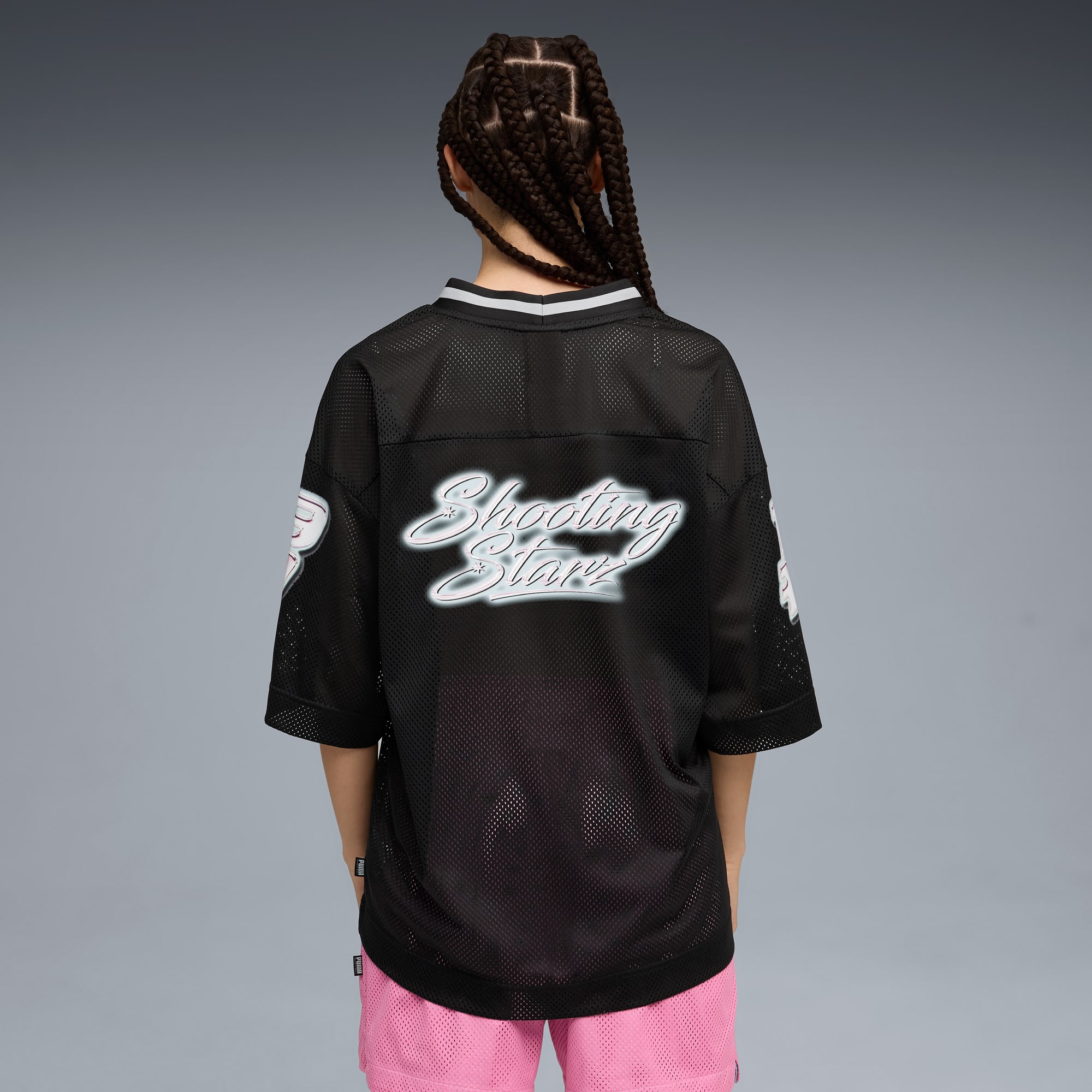 Shooting Stars shirt voor dames, PUMA Black, large