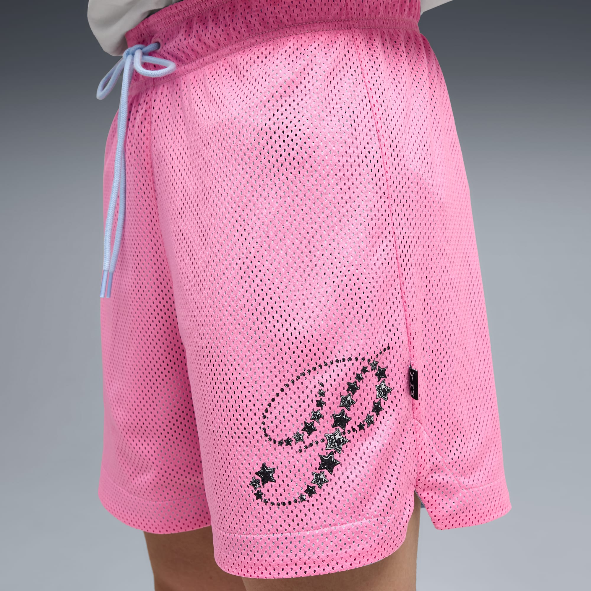 Shooting Stars Reversible 5.5" Shorts Women, Wild Green-Posie Pink, large