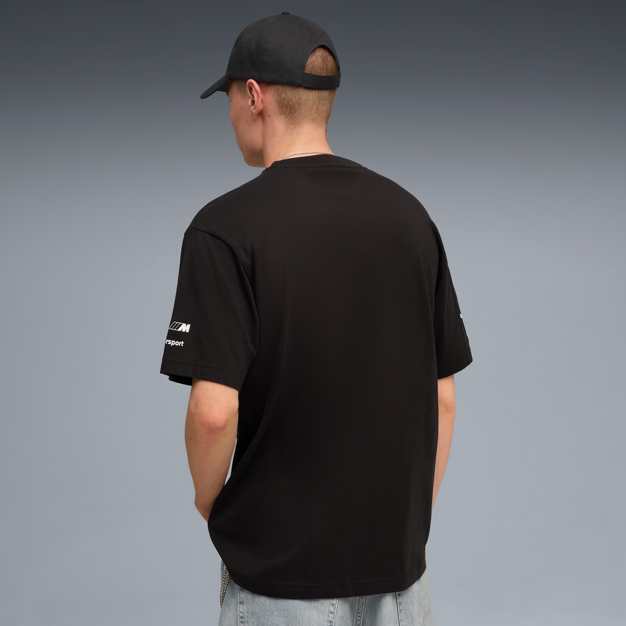 T-shirt à motif oversize BMW M Motorsport Homme, PUMA Black, large