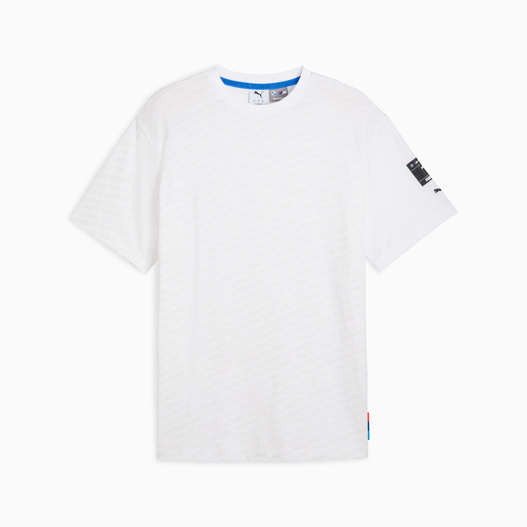 BMW M Motorsport All-Over Print Tee Men | PUMA White-AOP