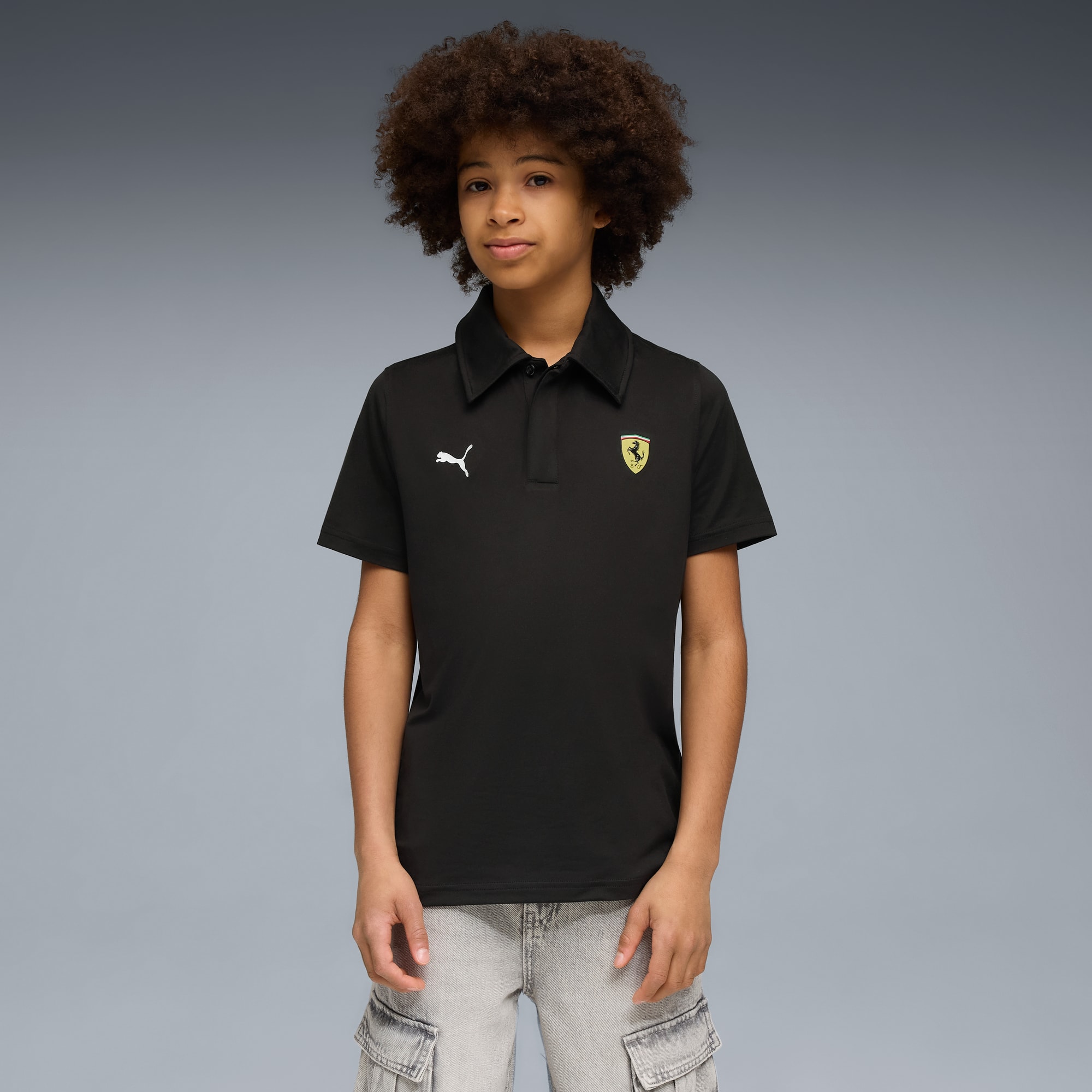 Polo Sportswear Scuderia Ferrari Enfant et Adolescent, PUMA Black, large