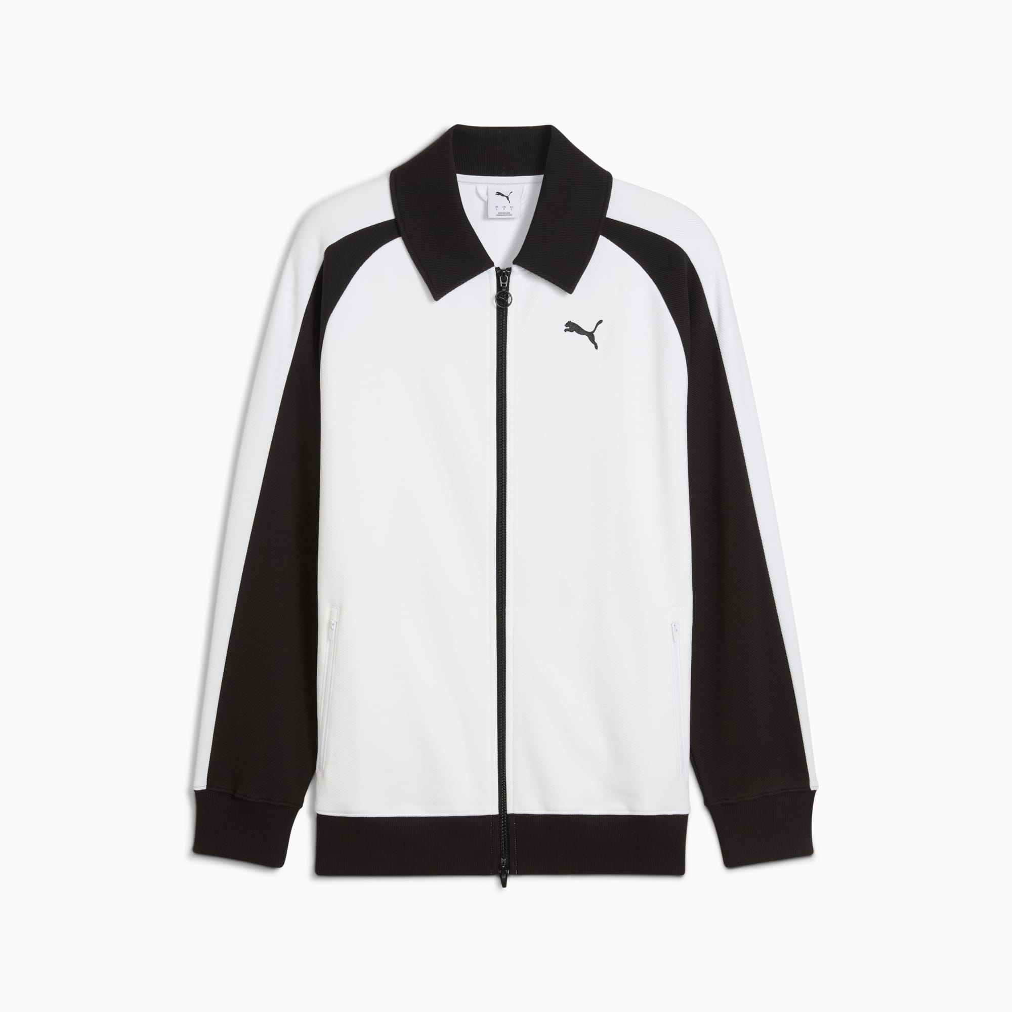 T7 Relaxed Wing Collar Track Jacket Unisex | white | PUMA