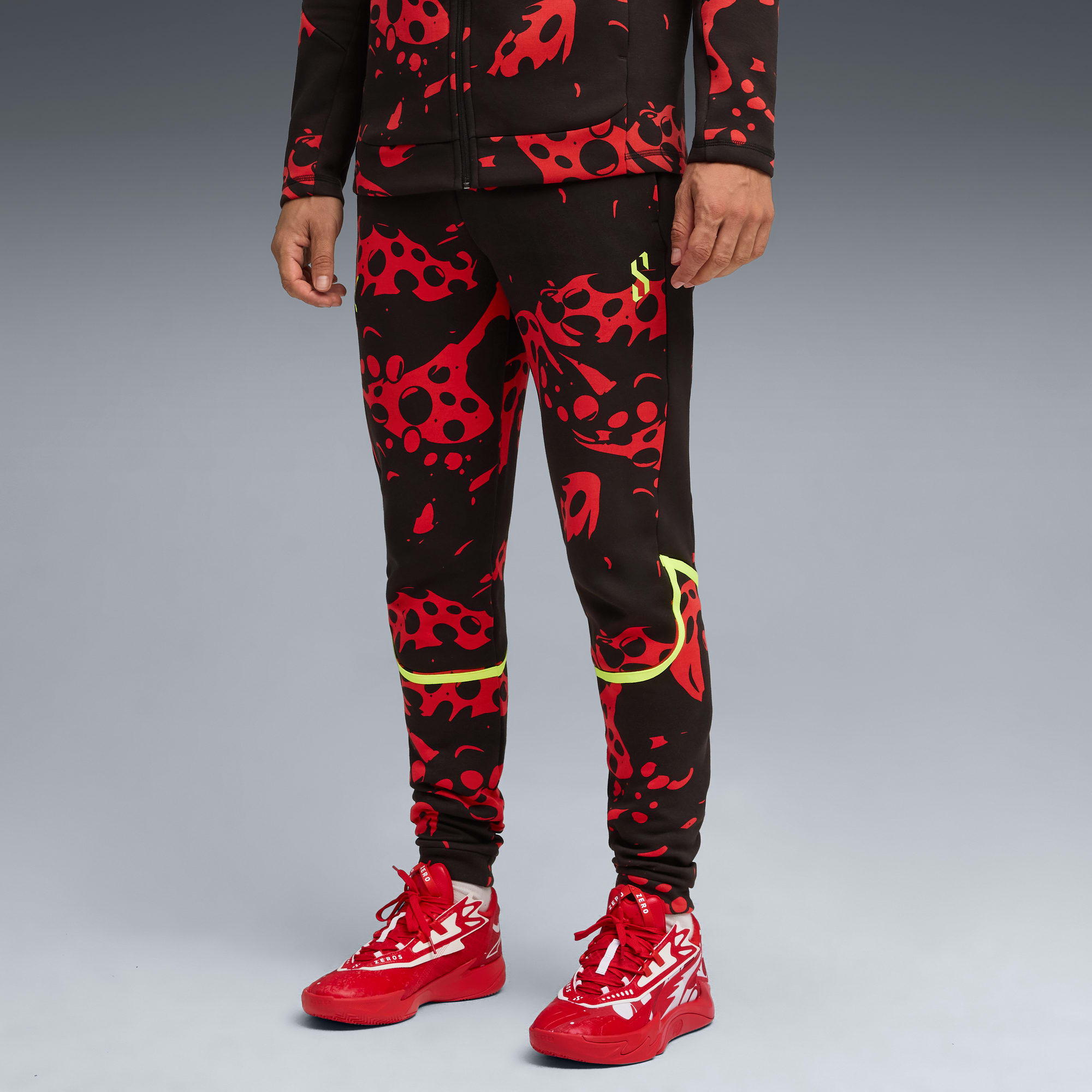 Pantalones Scoot Lab Evostripe Cross para hombre, For All Time Red-PUMA Black-AOP, large
