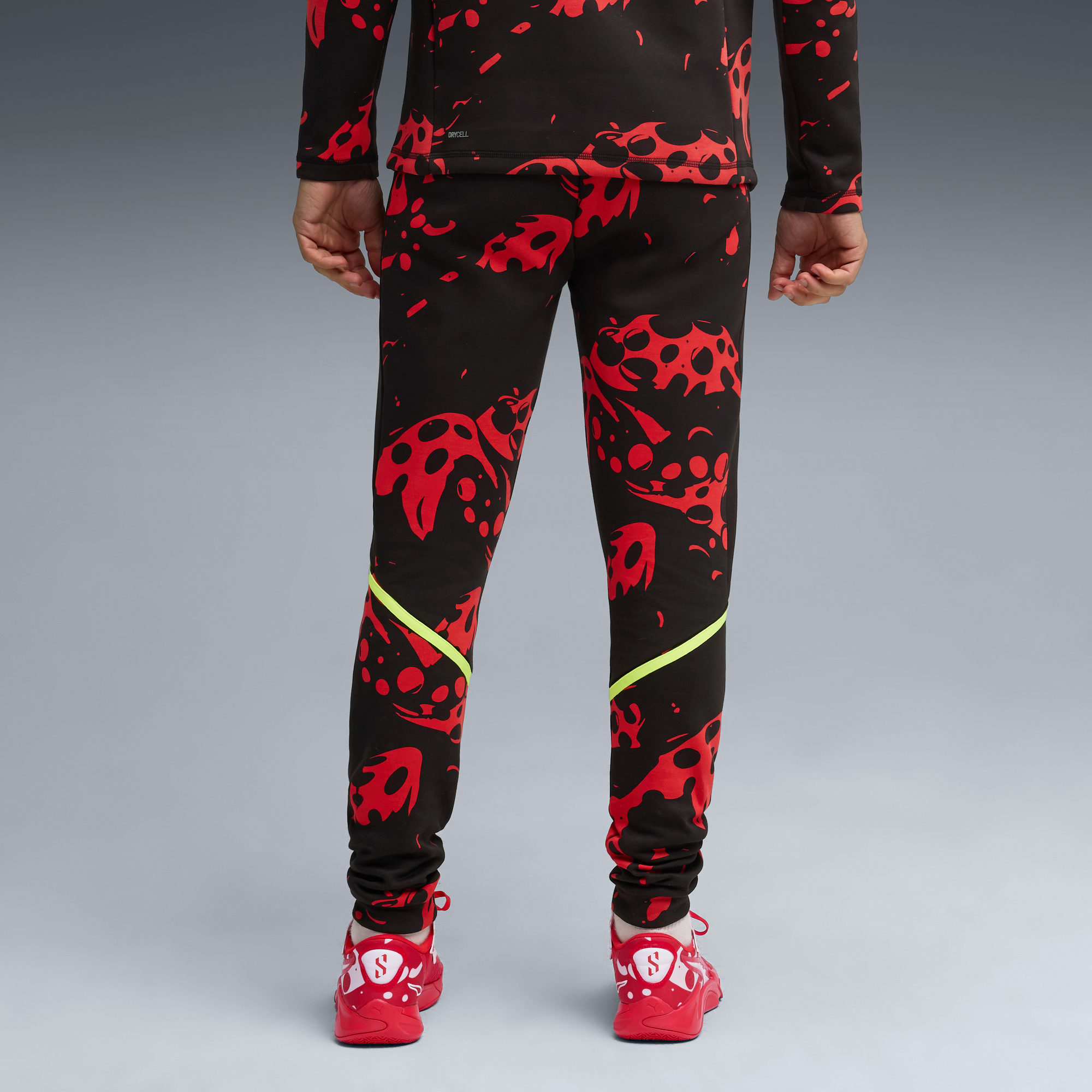 Pantalones Scoot Lab Evostripe Cross para hombre, For All Time Red-PUMA Black-AOP, large