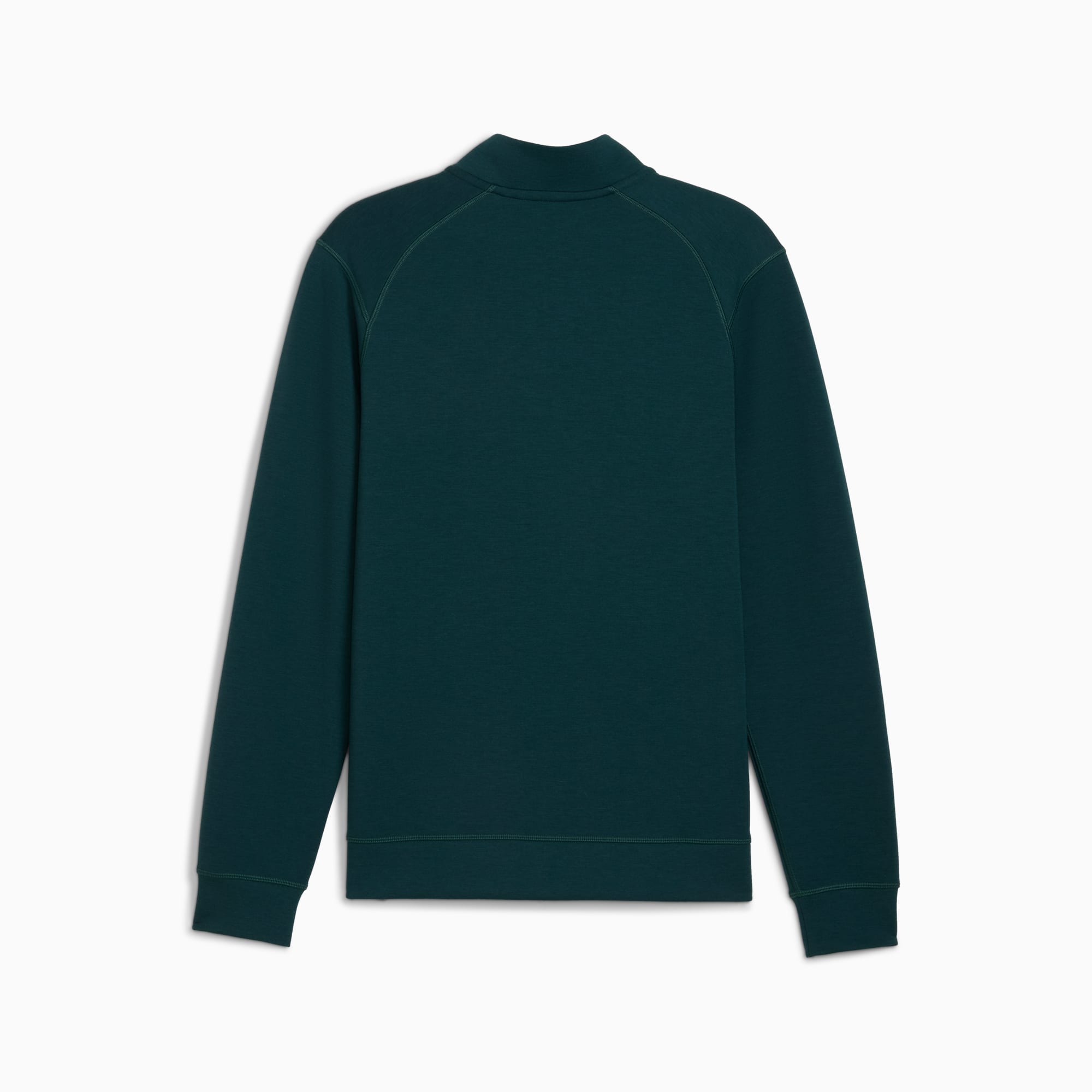 Top con zip corta PUMA x REIGNING CHAMP CLOUDSPUN da uomo, Green Terrain, large