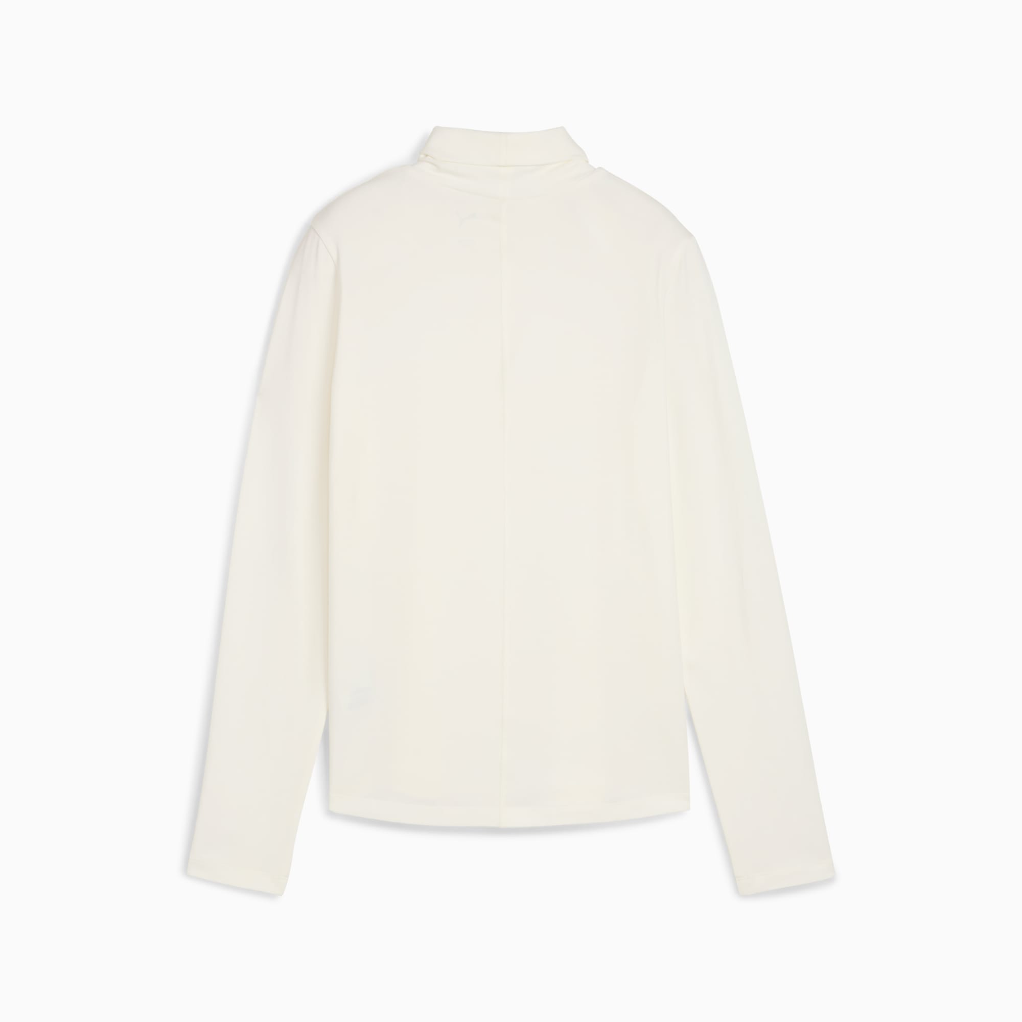 Charlotte Modalon Long Sleeve Golf Top Women, Warm White, large