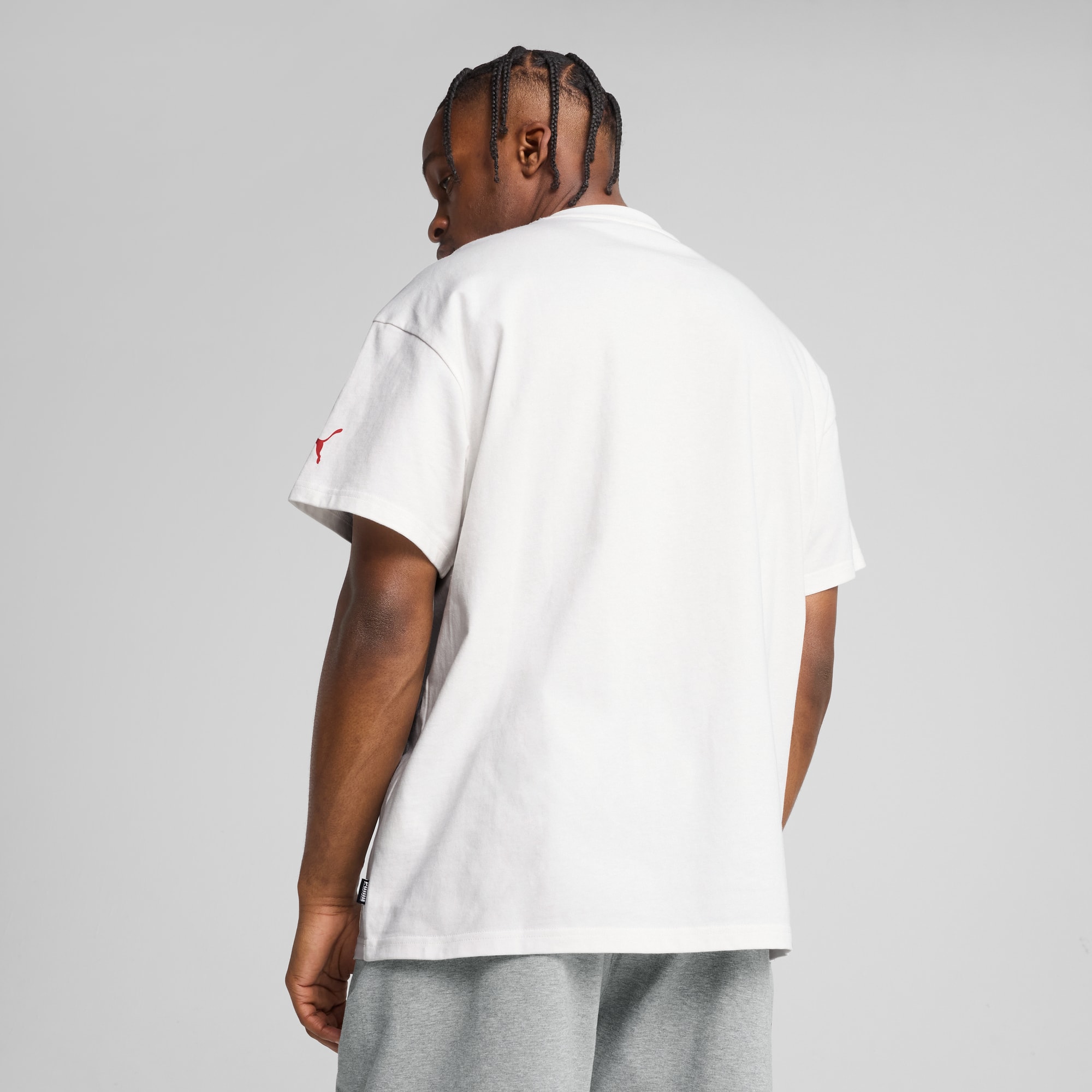 Paris Pardon My French Tee Men, PUMA White, large
