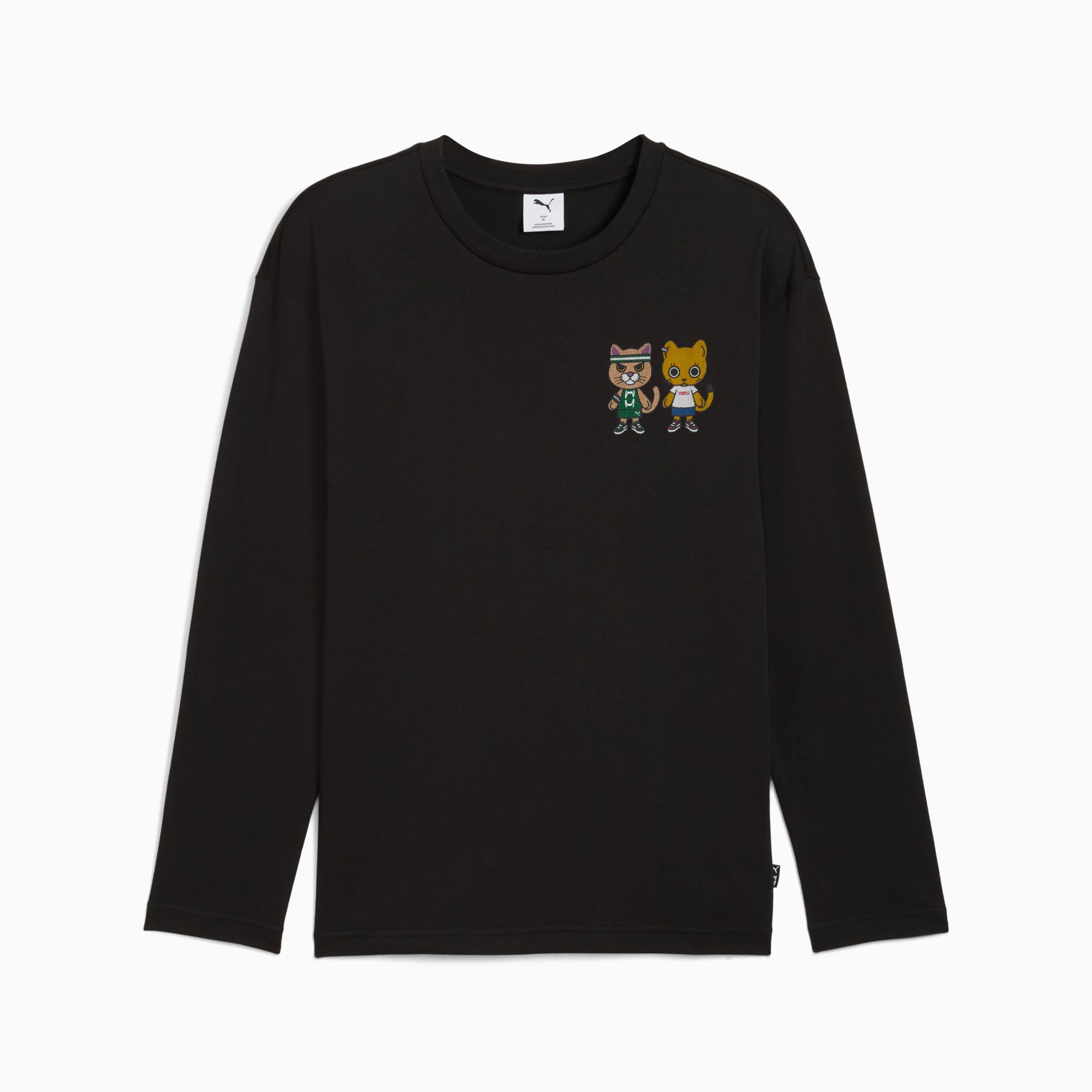 新発売 新商品 x NEKOSAN HOOPS black | Unisex Tee Sleeve Long GRAPHIC DYLAN その他