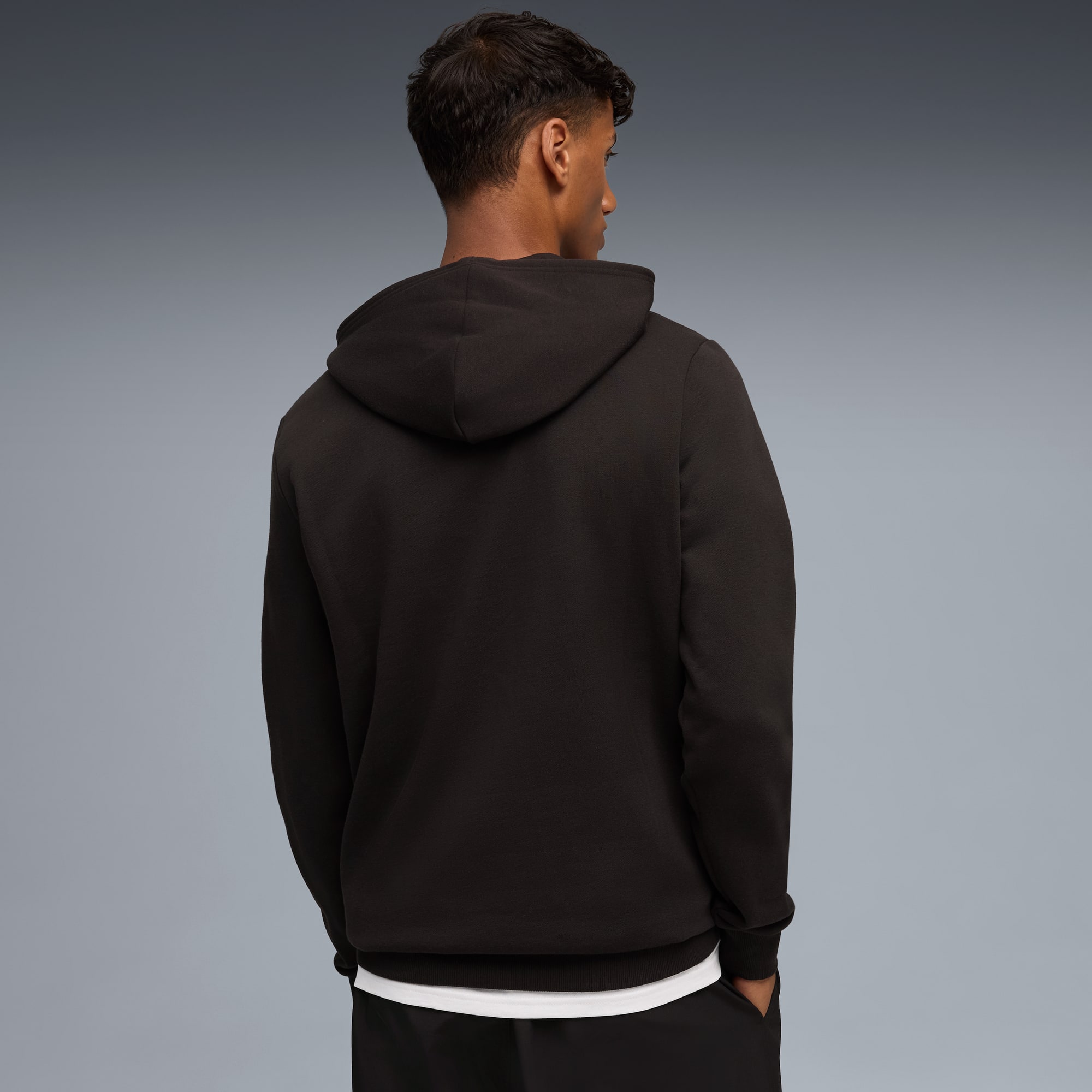 Hoodie à logo Essentials F1® Homme, PUMA Black, large