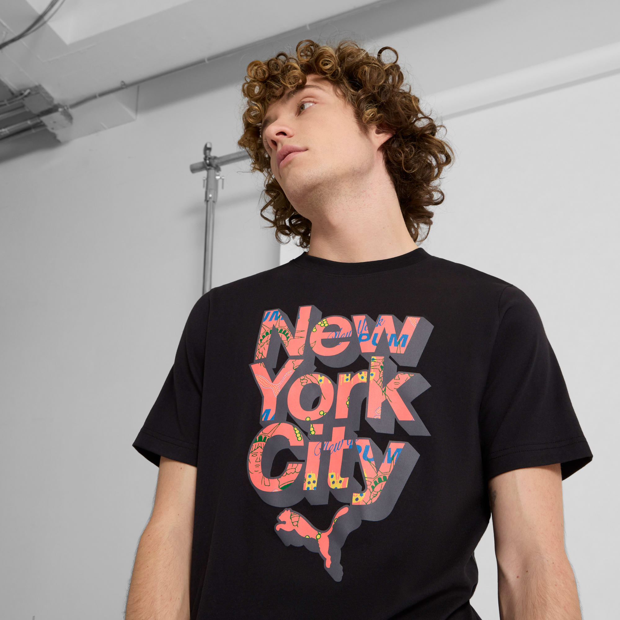 Tシャツ・カットソー Tan 20 Pigment Over T Shirt (5color) NYC Logo Men's Tee | PUMA