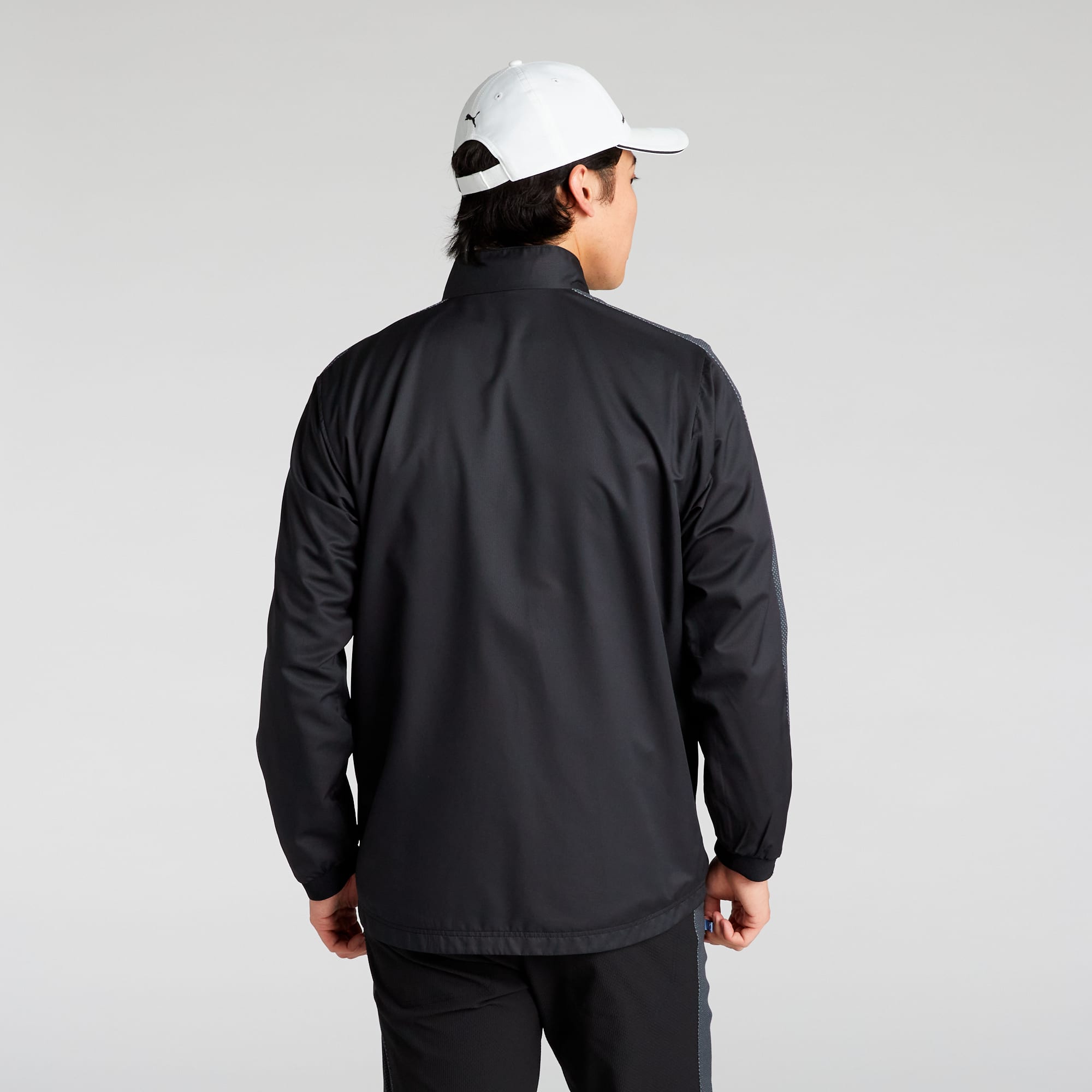 PUMA GOLF メリノウール フルジップジャケット L プーマ PUMA ゴルフ スウェットコンビスタンドカラーFZ